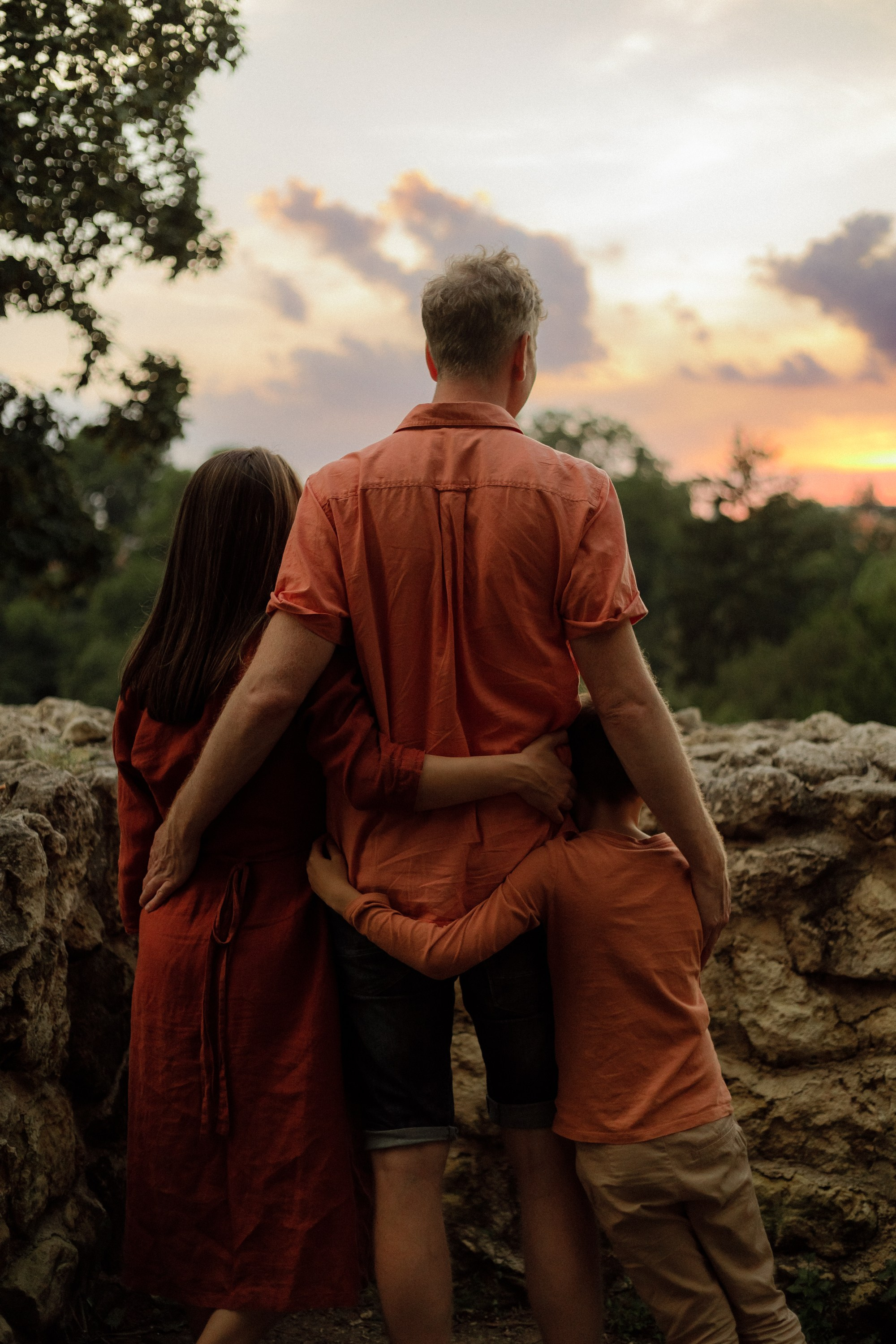 Family in the city. Elena Gorobets. Photographer in Zagreb