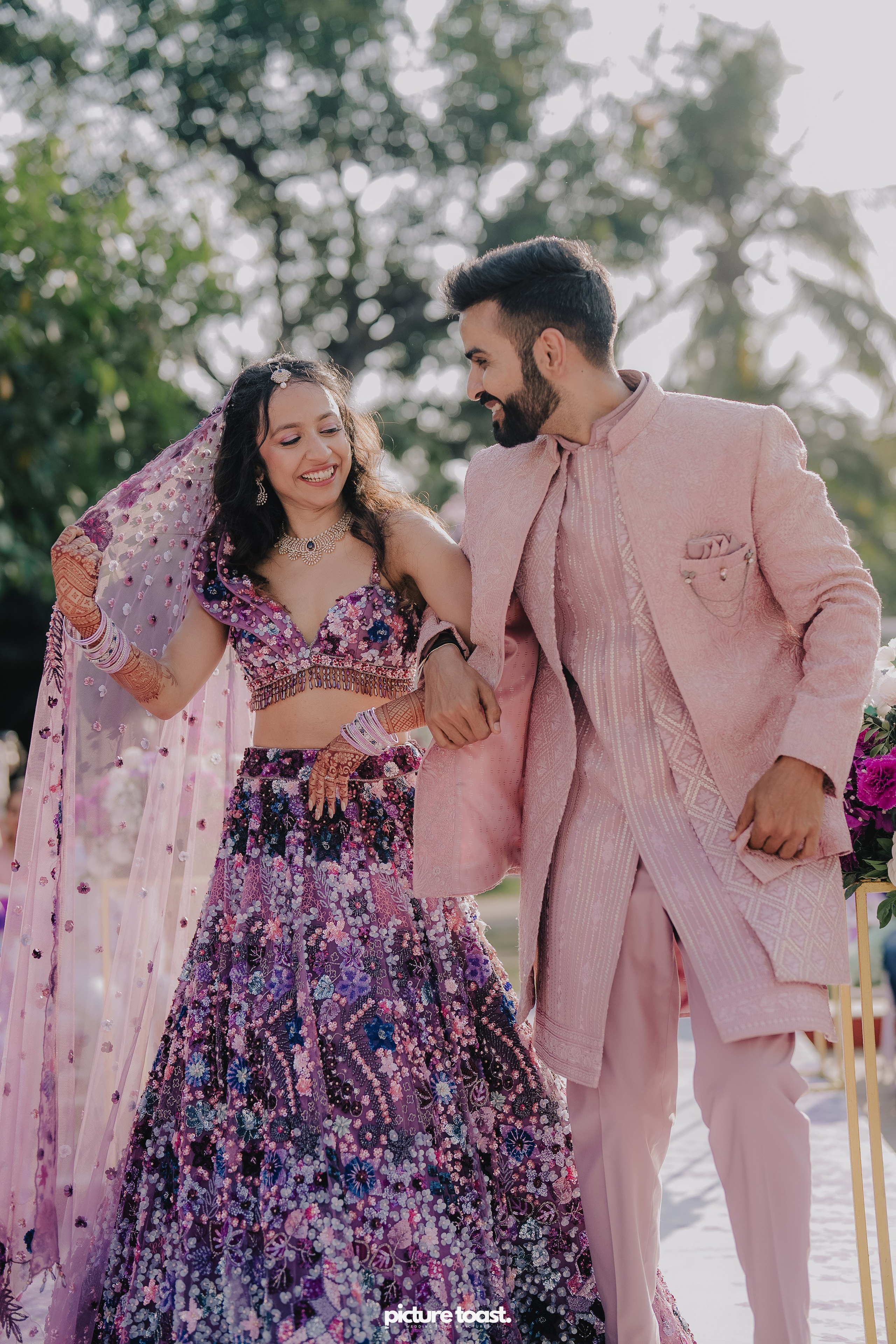 Varamala Ft. Barbie & Aneesh. Fine art Wedding Photographers in India & Canada