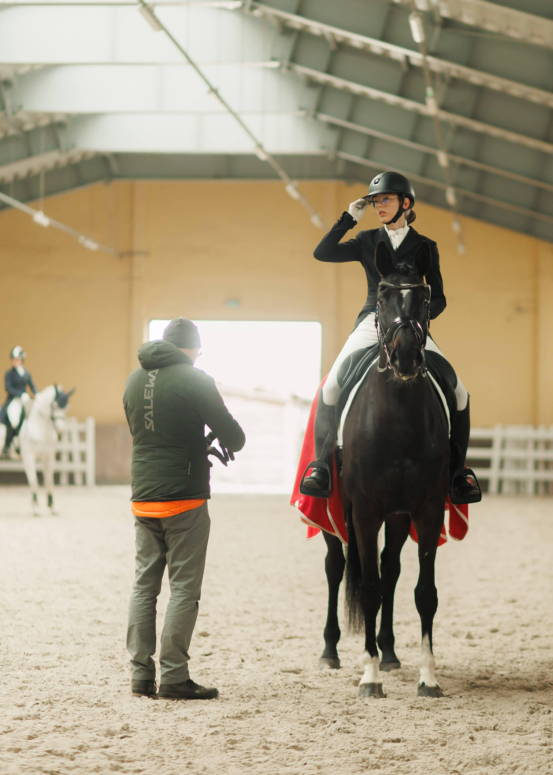 Partynice dressage \ feb'25. Kaja | fotograf we Wrocławiu | ludzie i psy