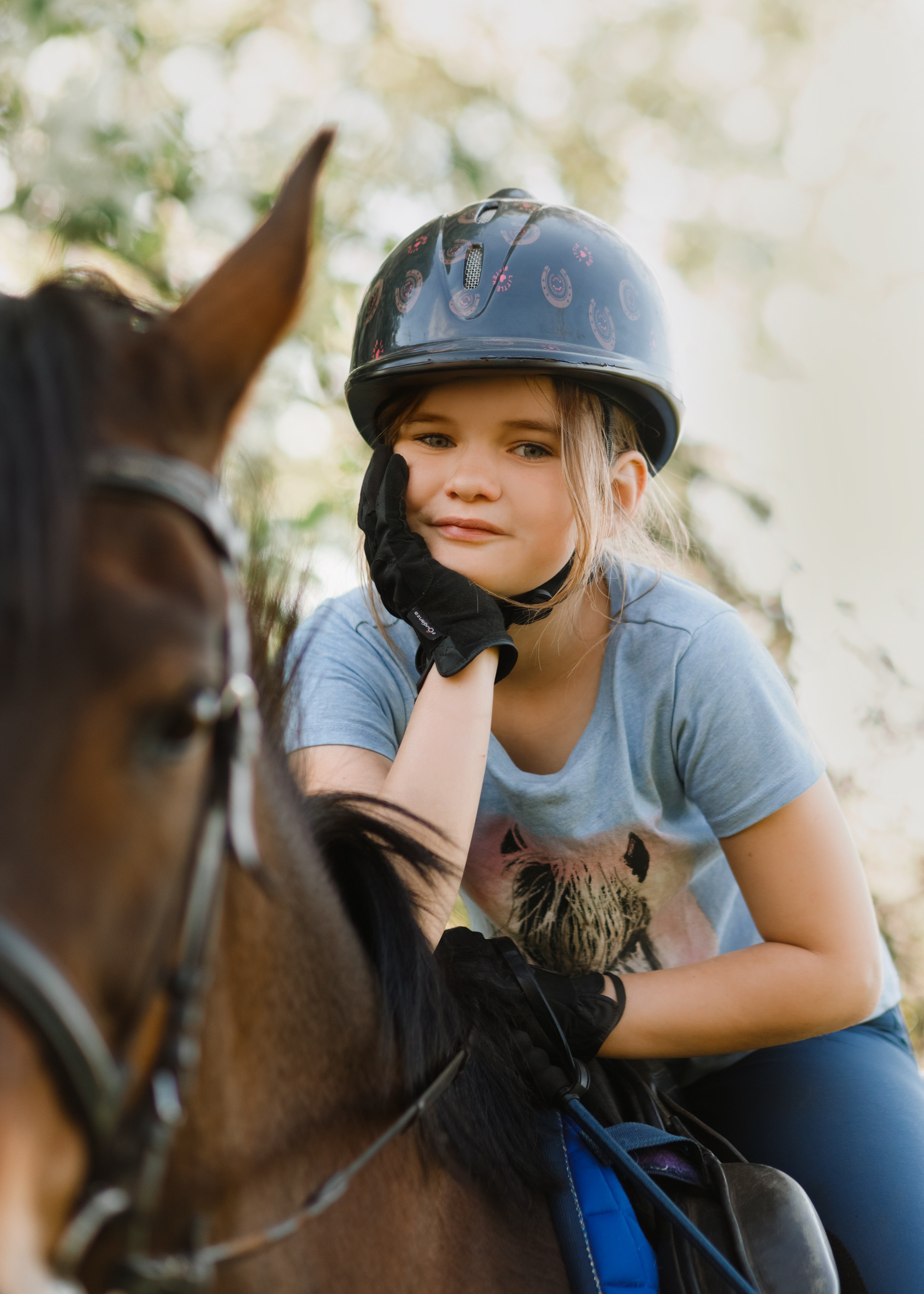 Girls & horses, summer. Kaja | fotograf psów we Wrocławiu