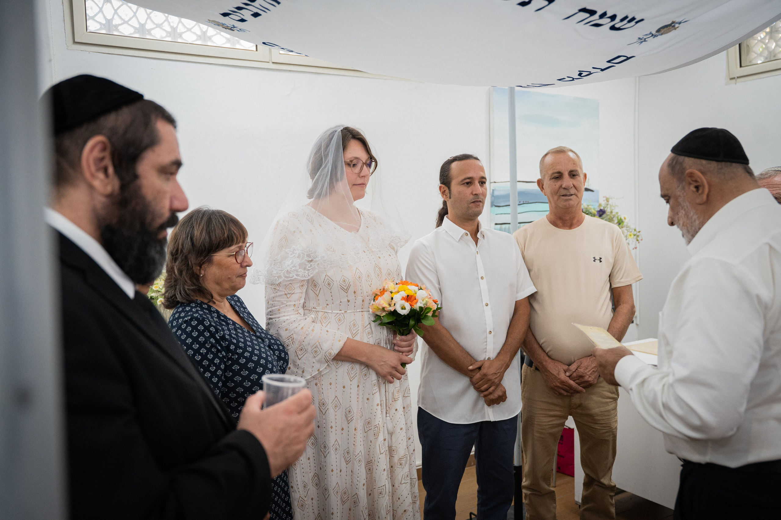 Chuppah of Yael & Raz, Hod Hasharon, July 2026. Divign By Tehilah — Meaningful Graphic Design & Photography