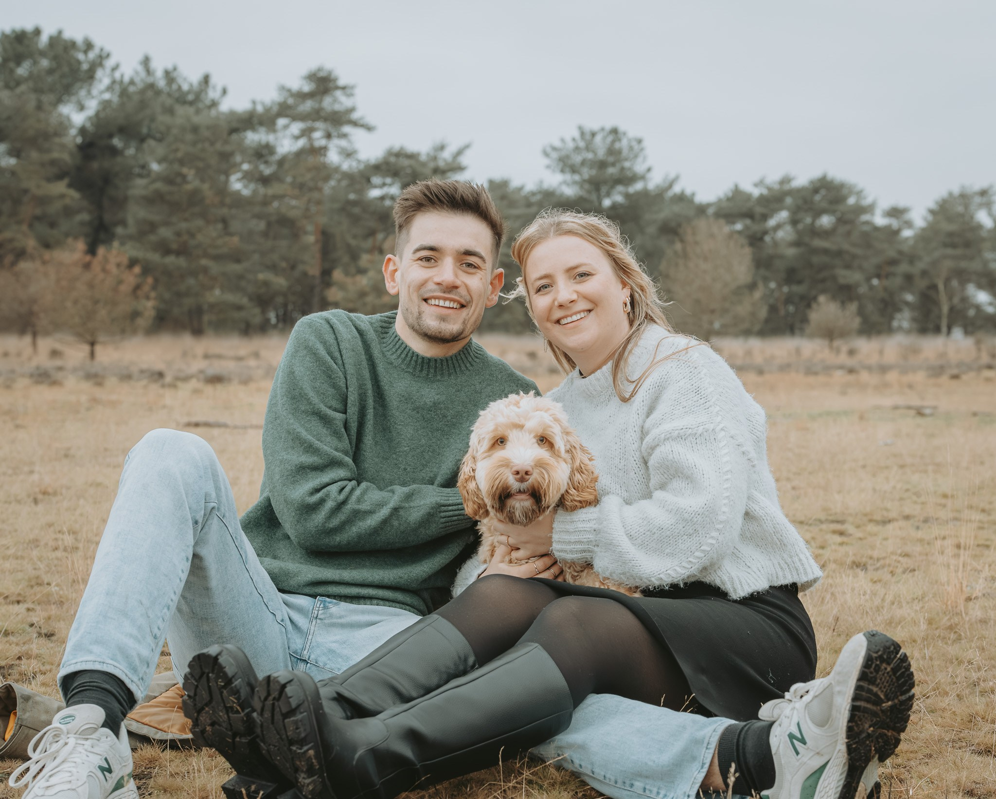 Amy zegt ja tijdens romantisch aanzoek in heide - Kapture Fotografie