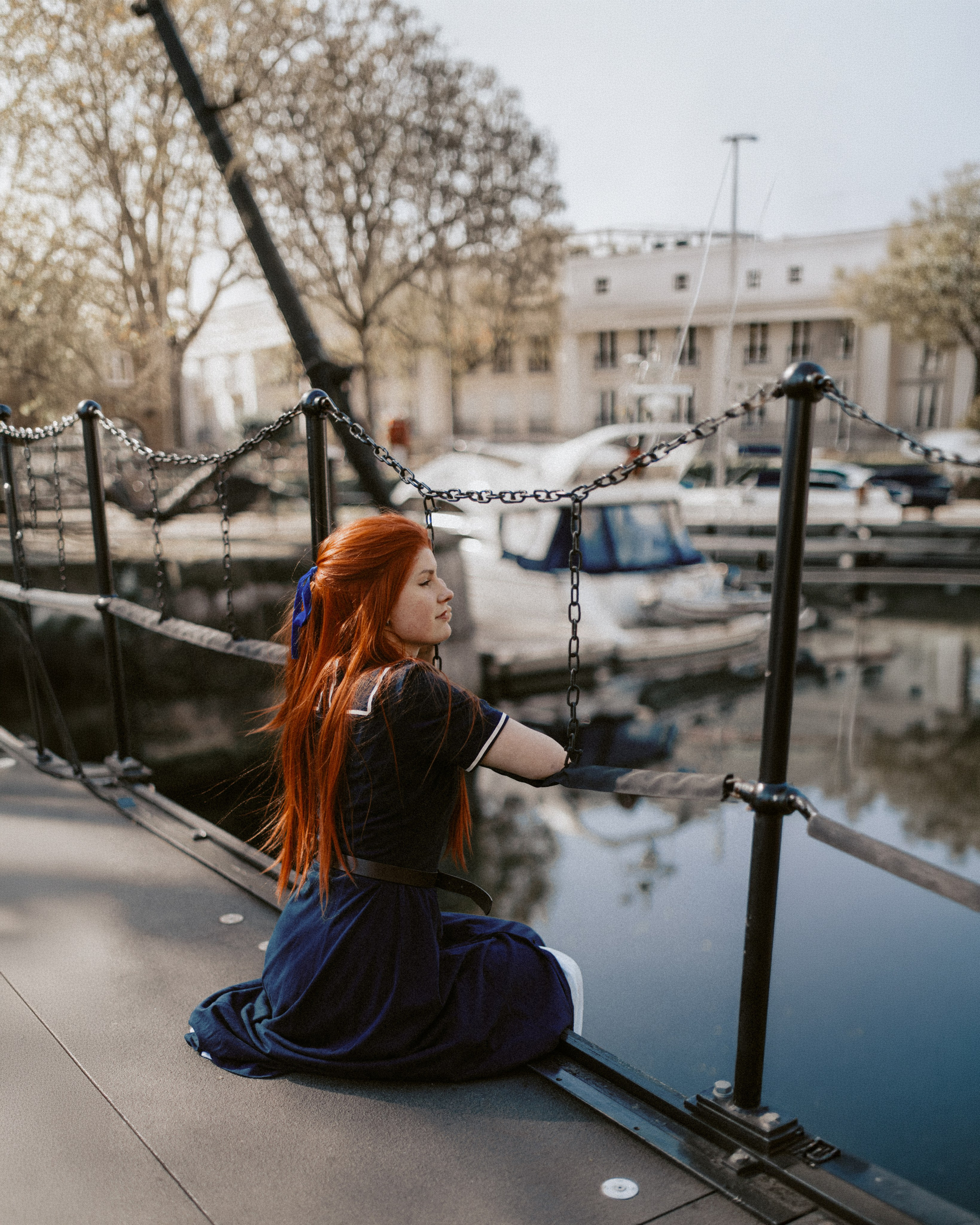 Sailor girl dreaming of adventures. Moth & Moss Photography