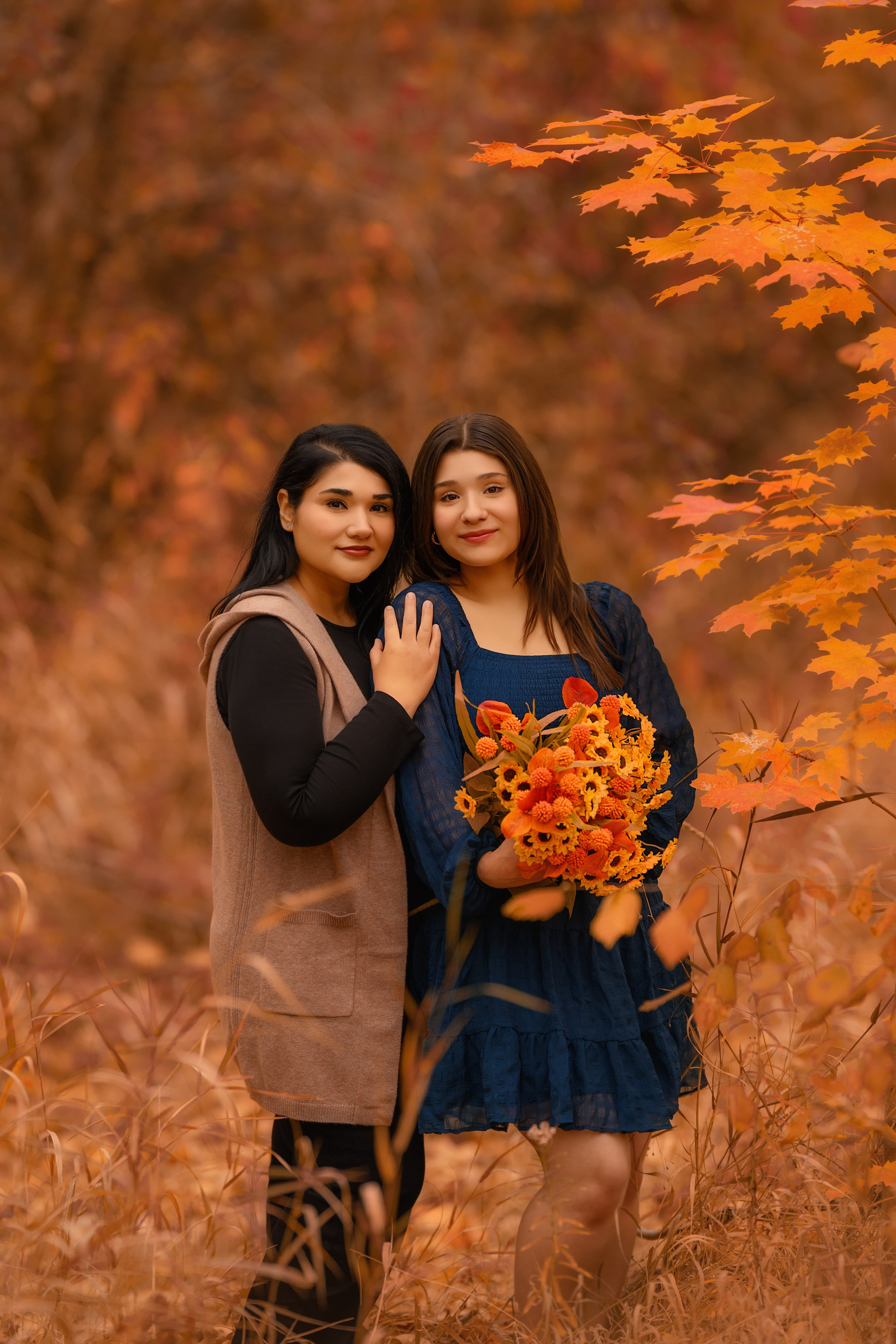 Karina and her family. Wedding & family photography in Seattle area. Helen Michelle photographer