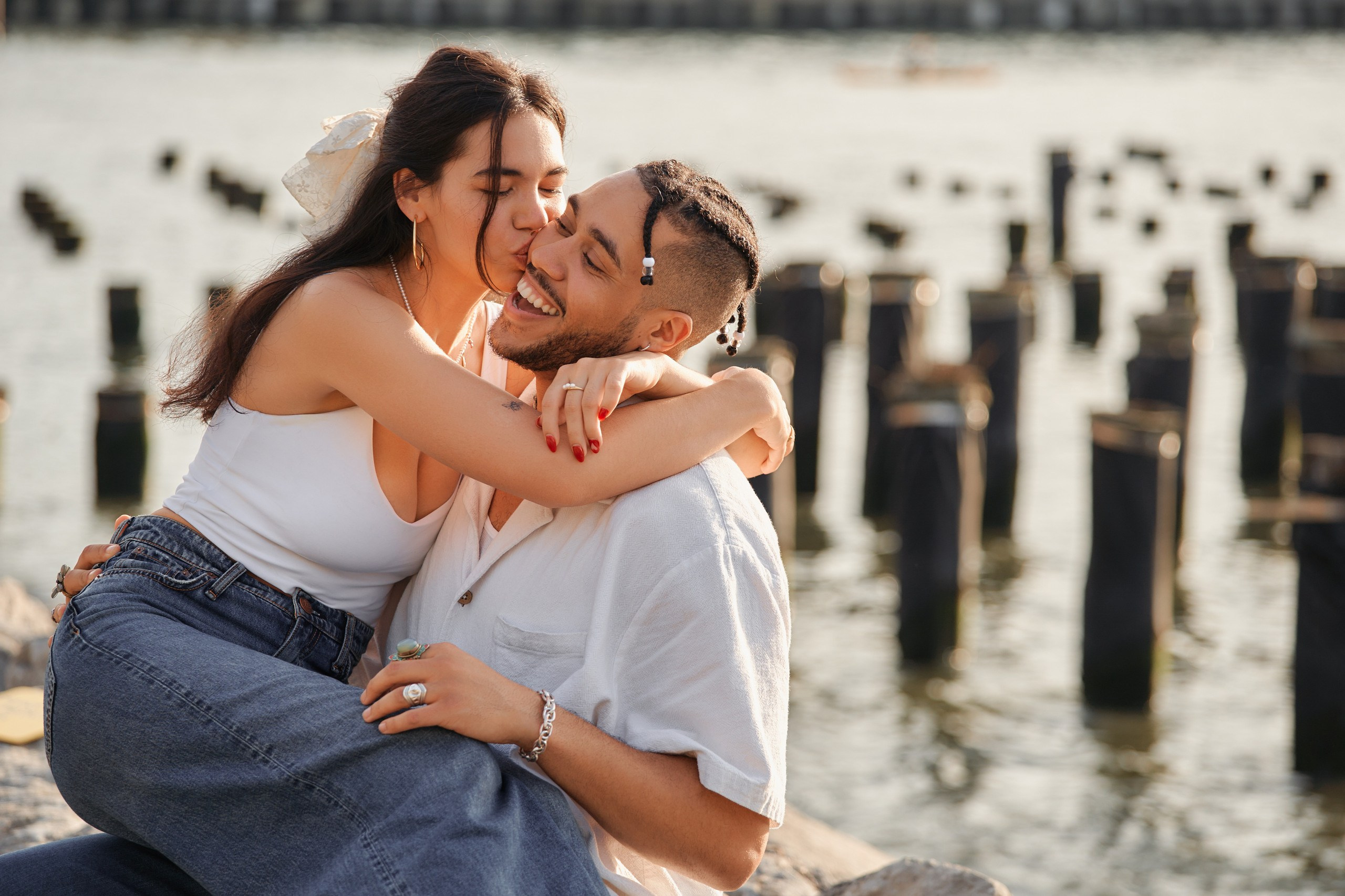 Engagement photo shoot NYC. Professional Wedding and event photographer USA New York