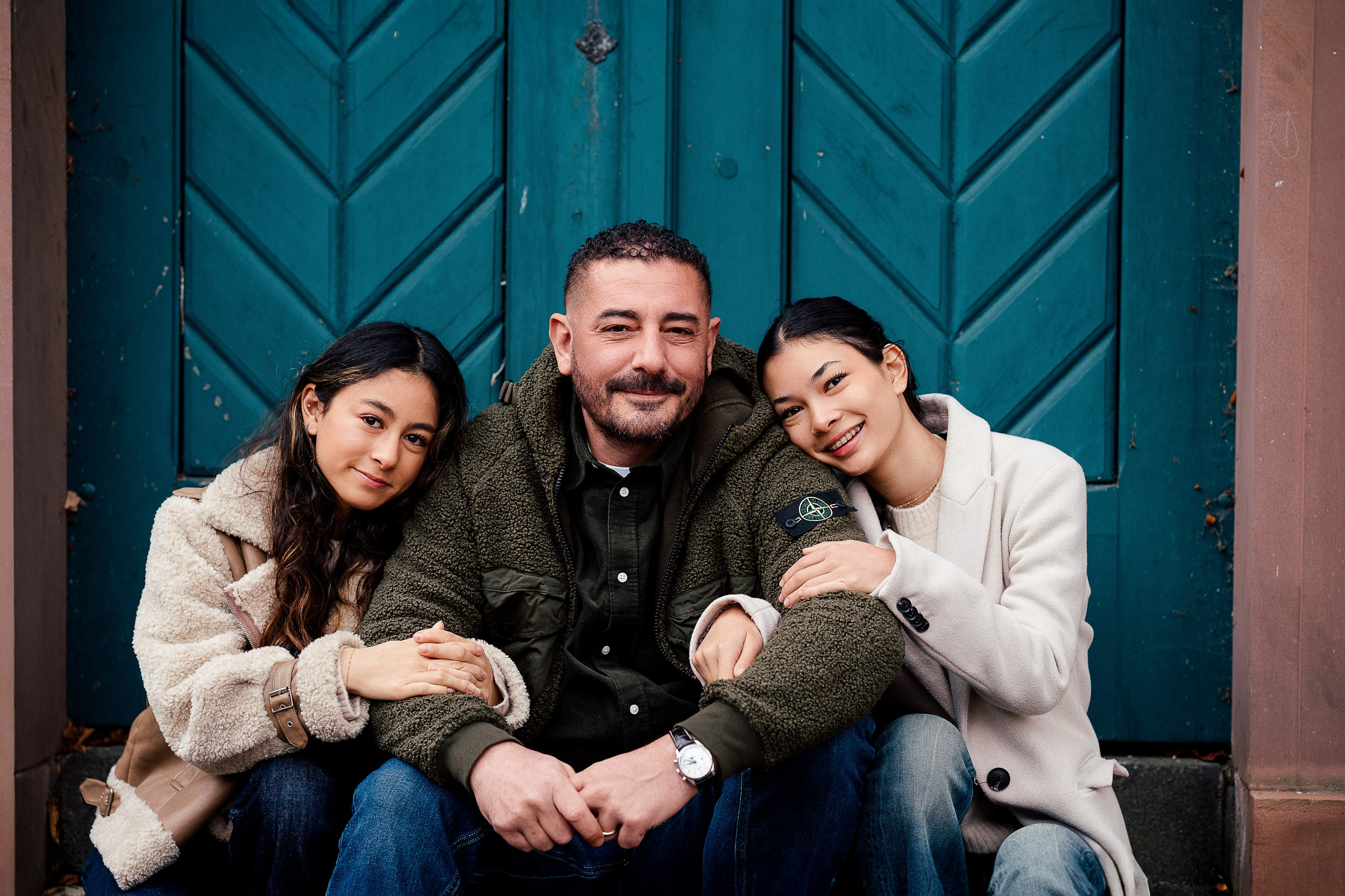 Town walk. Family, conceptual women portrait photograher in Geneva, Switzerland