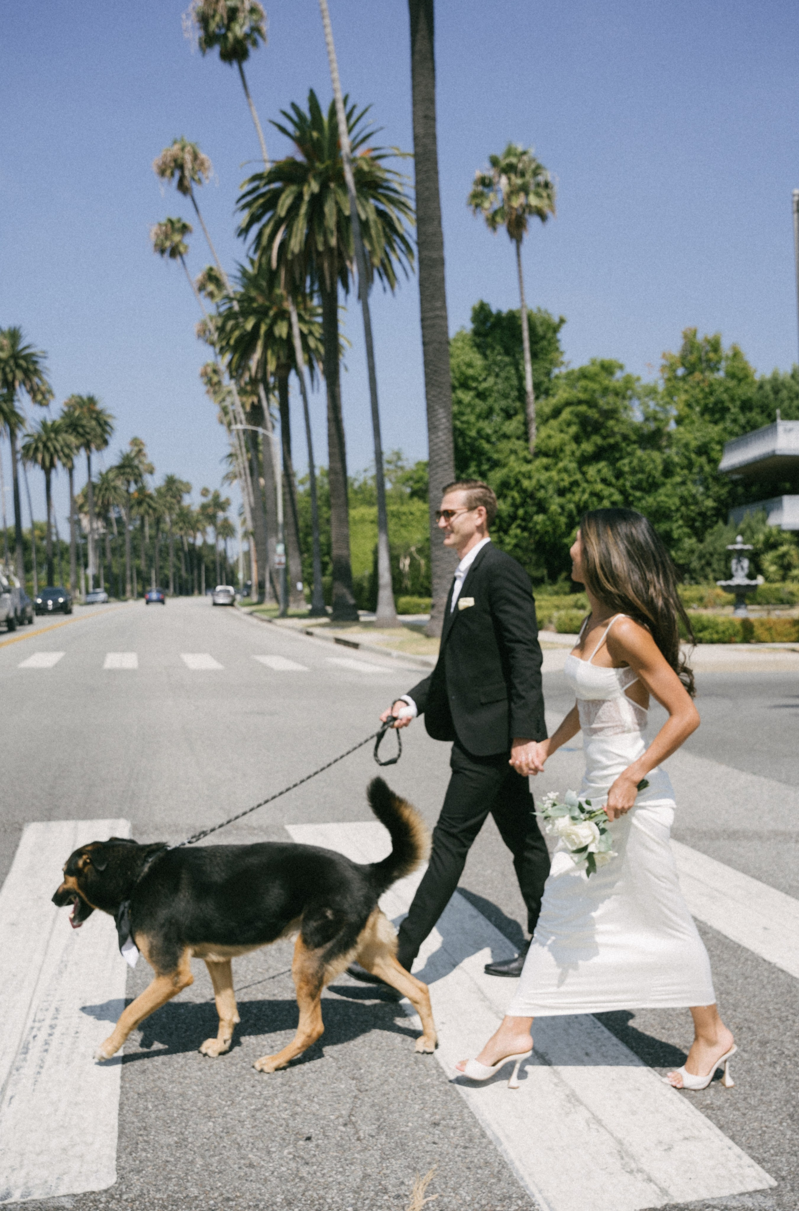 Jamie & Gareth. Beverly Hill Courthouse Wedding. Santa Monica based photographer Kristina Vasilenko