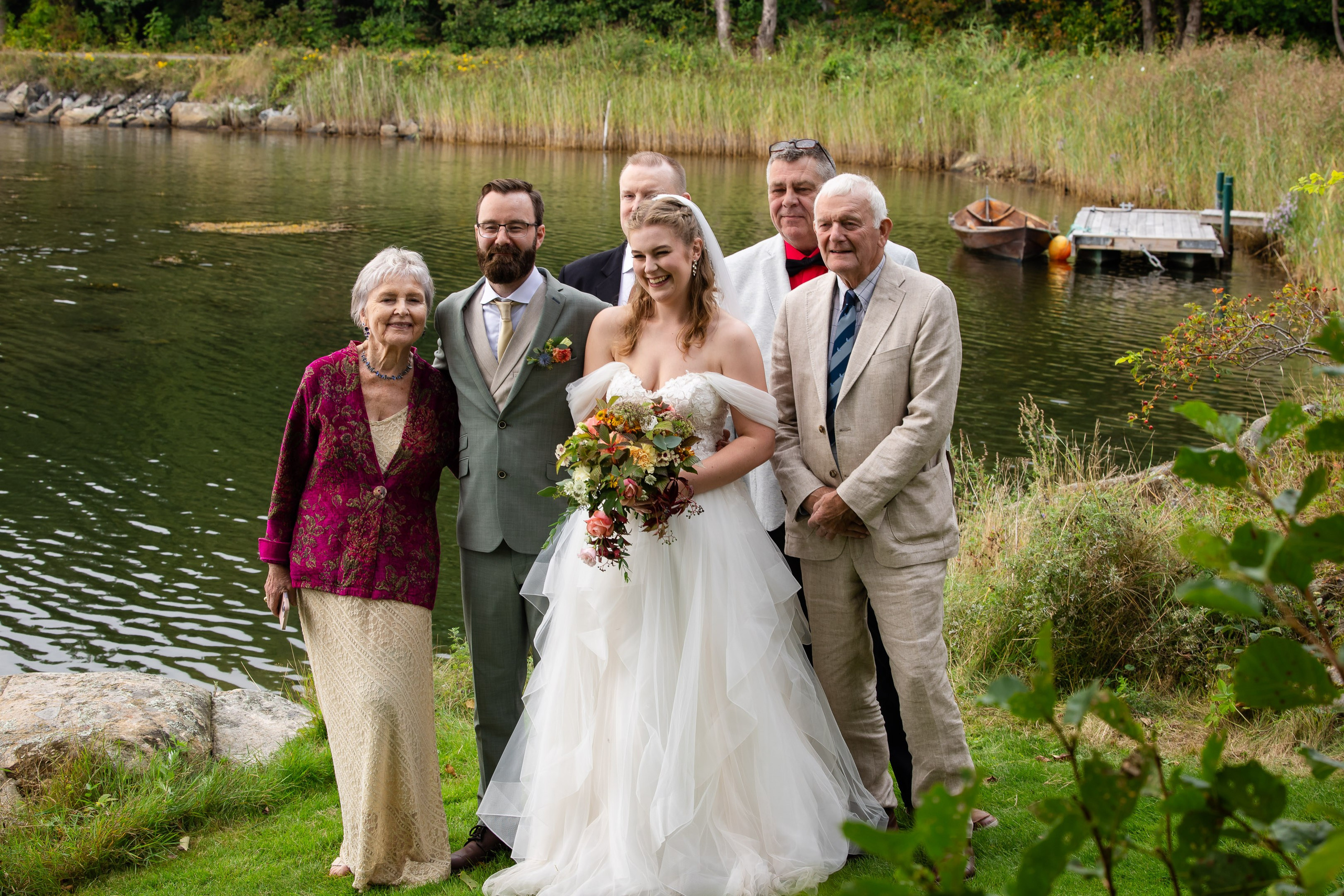 Bryllupsfotografering på Tromøya i Arendal. Bryllupsfotograf i Oslo og Rogaland — Meisal Media
