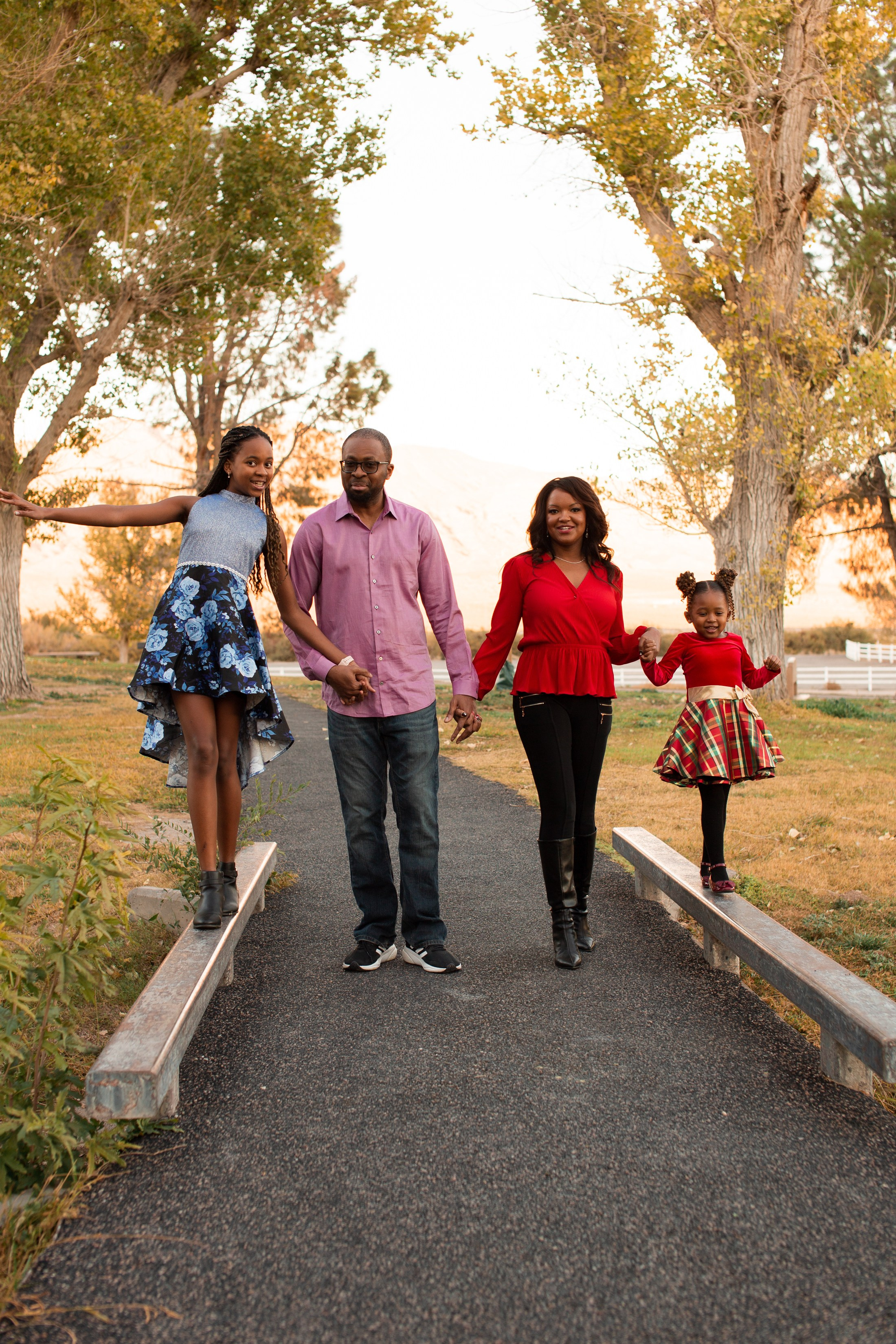 Iboro and his family. Wedding & elopement photographer Viktoriya Kravtsov. Las Vegas