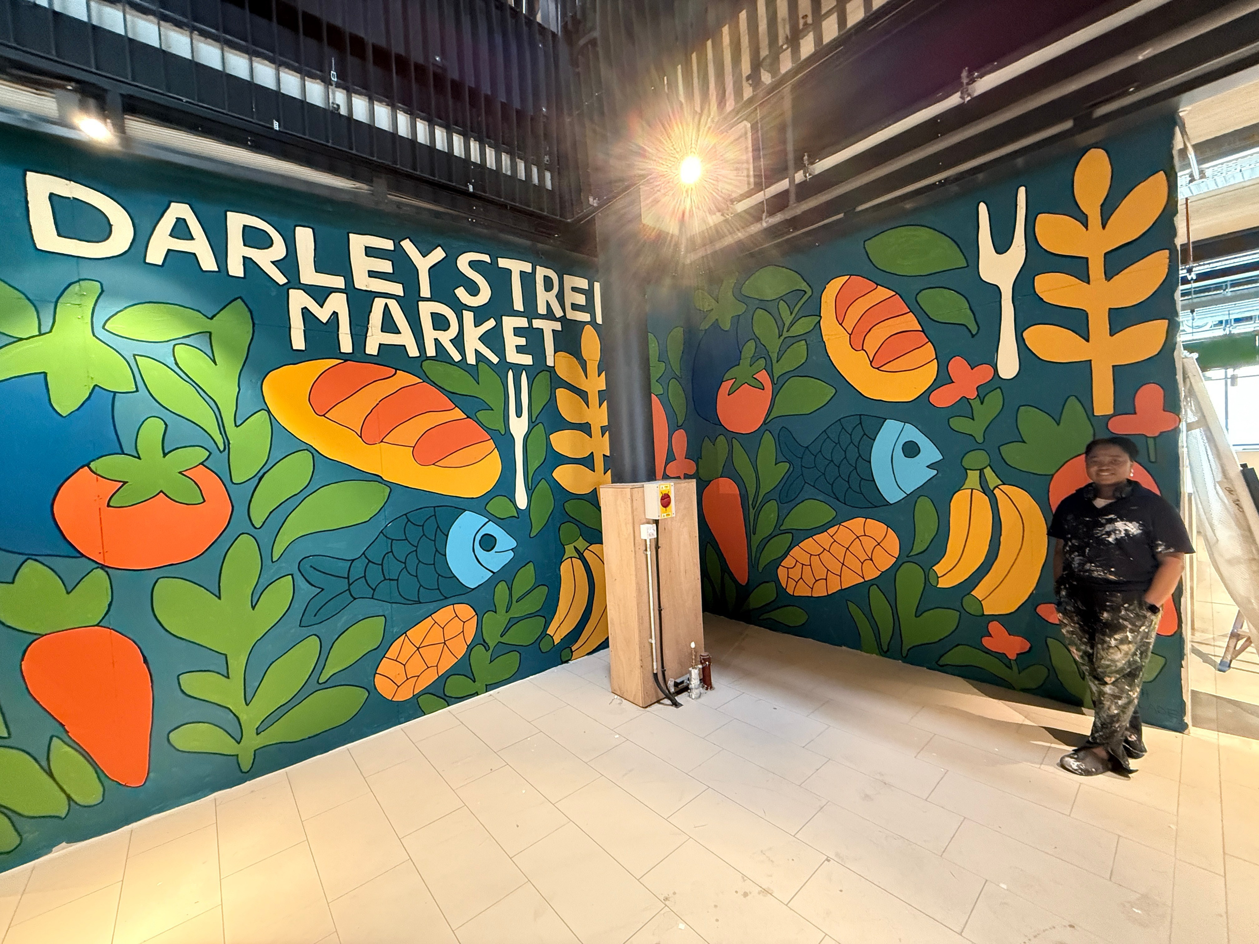 Darley Street Market Mural. Professional Portrait & Event Photographer in West Yorkshire, travels across UK