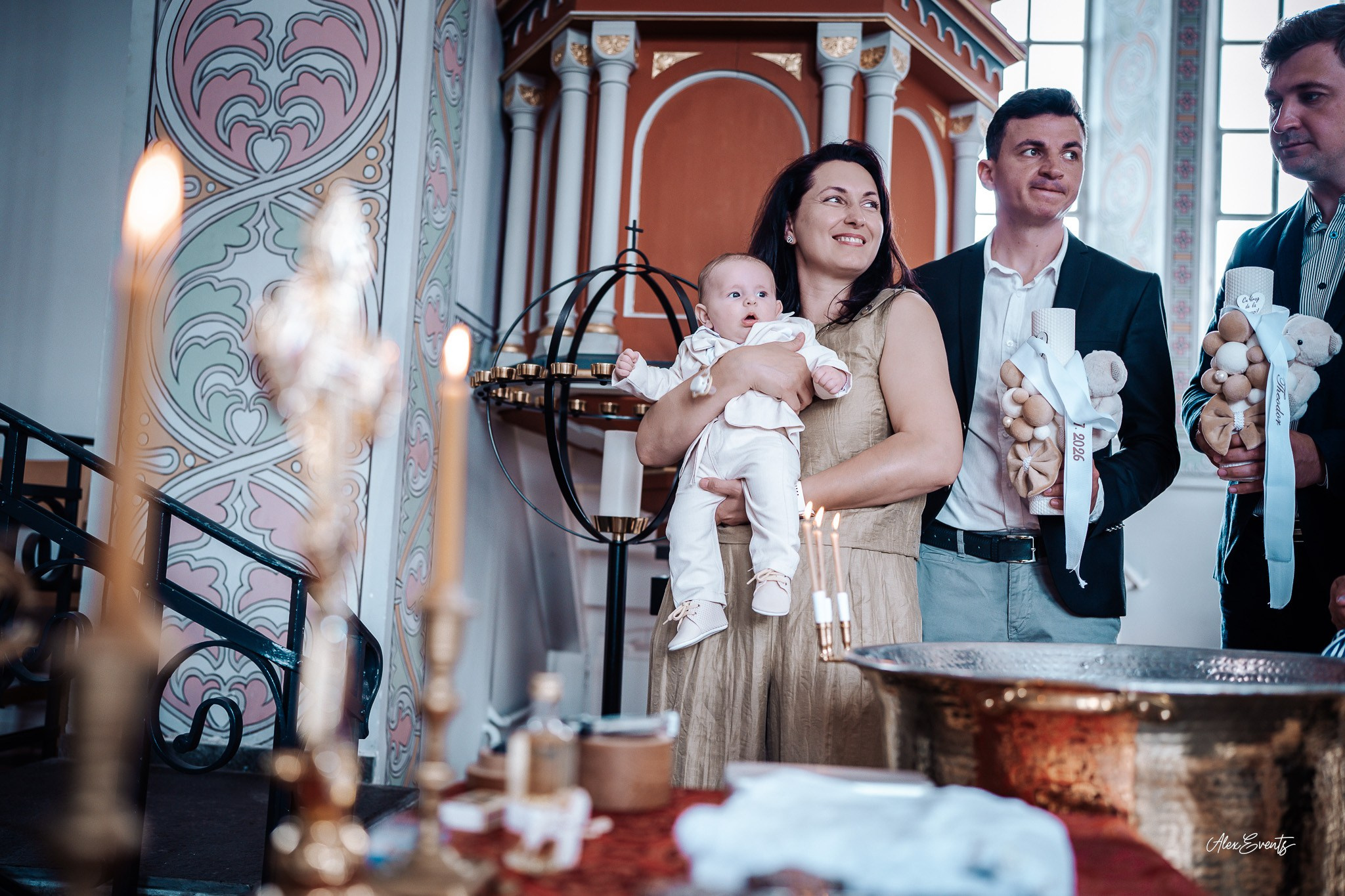 Botez Theodor - Biserica Fredericia. AlexEvents | Fotograf si Videograf de Nunta si Botez in Danemarca si Germania