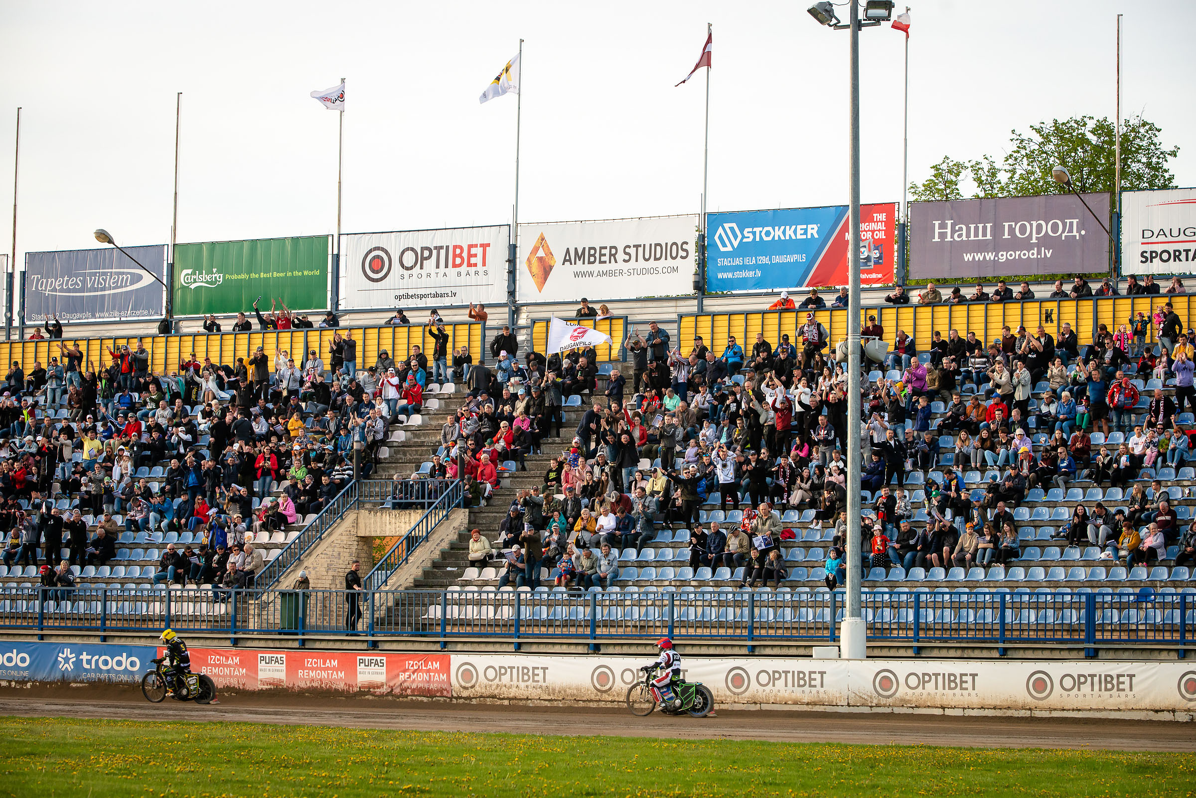 2022-05-22 / Optibet Lokomotivem Daugavpils - Metalika Recycling Kolejarz Rawicz. Fotogrāfs Romualds Rubenis un Artemijs Stašāns