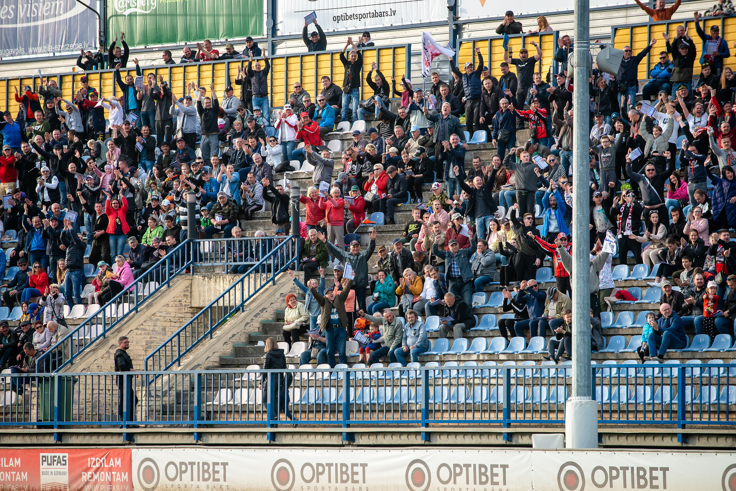 2022-05-22 / Optibet Lokomotivem Daugavpils - Metalika Recycling Kolejarz Rawicz. Fotogrāfs Romualds Rubenis un Artemijs Stašāns