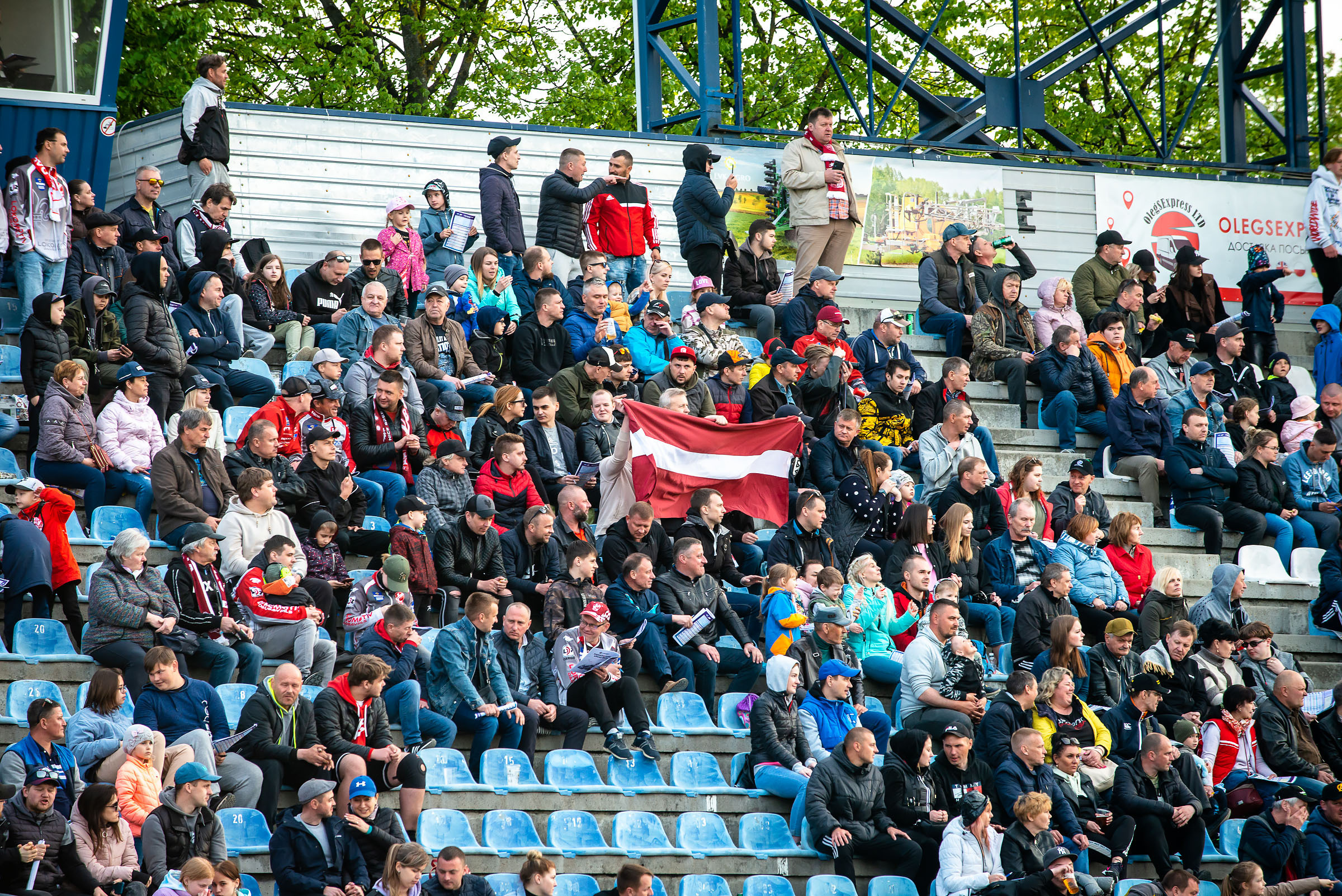 2022-05-22 / Optibet Lokomotivem Daugavpils - Metalika Recycling Kolejarz Rawicz. Fotogrāfs Romualds Rubenis un Artemijs Stašāns