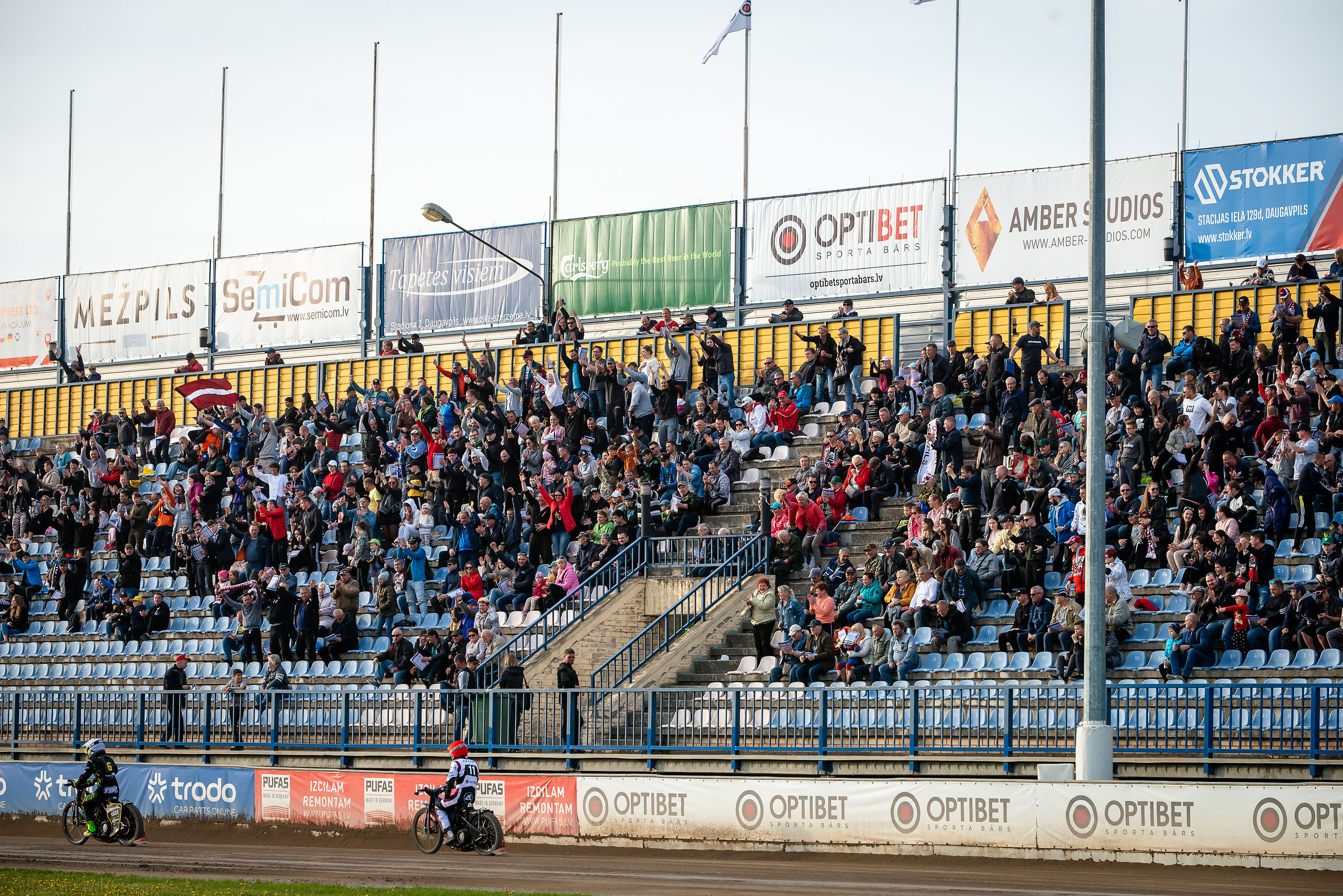 2022-05-22 / Optibet Lokomotivem Daugavpils - Metalika Recycling Kolejarz Rawicz. Fotogrāfs Romualds Rubenis un Artemijs Stašāns