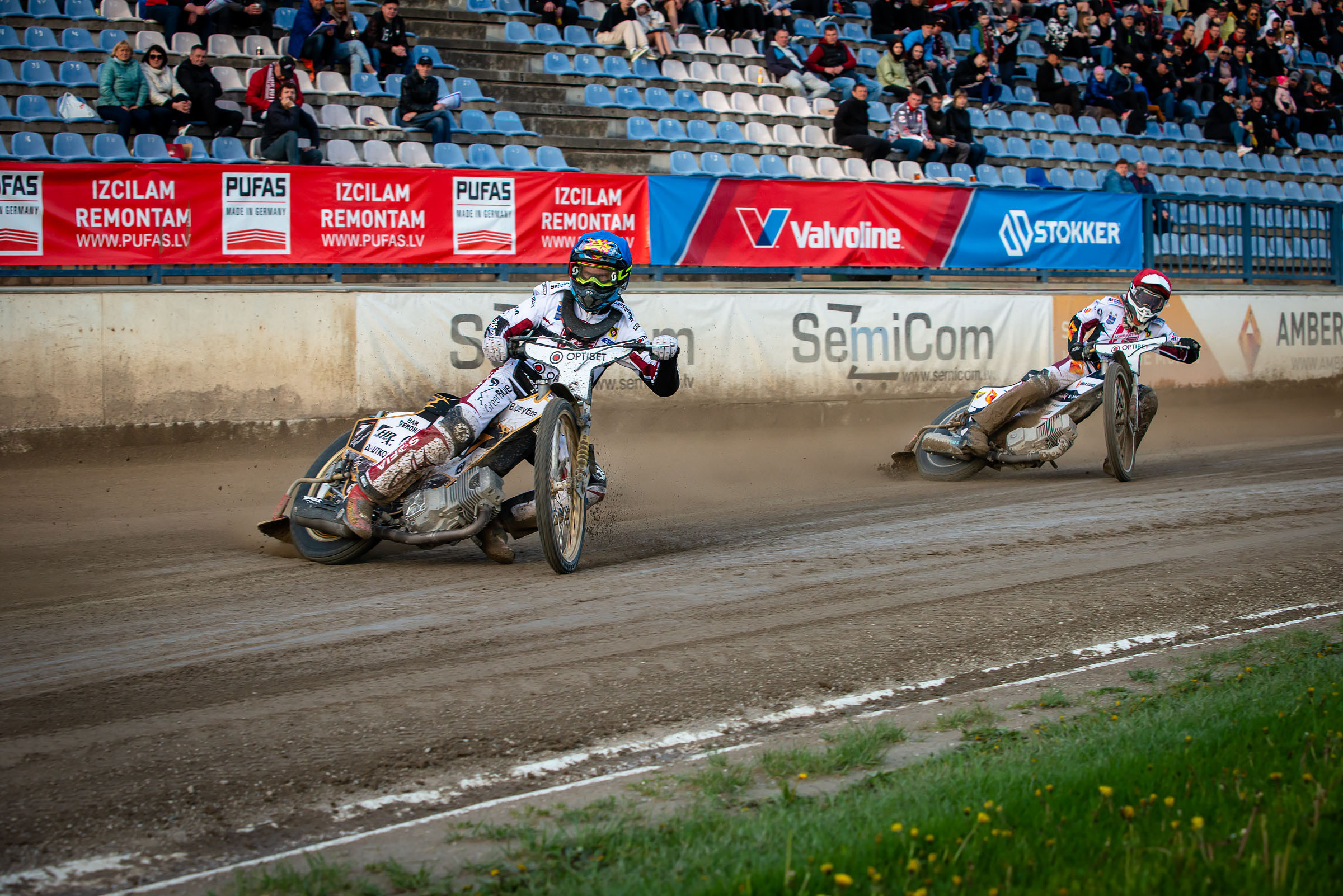 2022-05-22 / Optibet Lokomotivem Daugavpils - Metalika Recycling Kolejarz Rawicz. Fotogrāfs Romualds Rubenis un Artemijs Stašāns