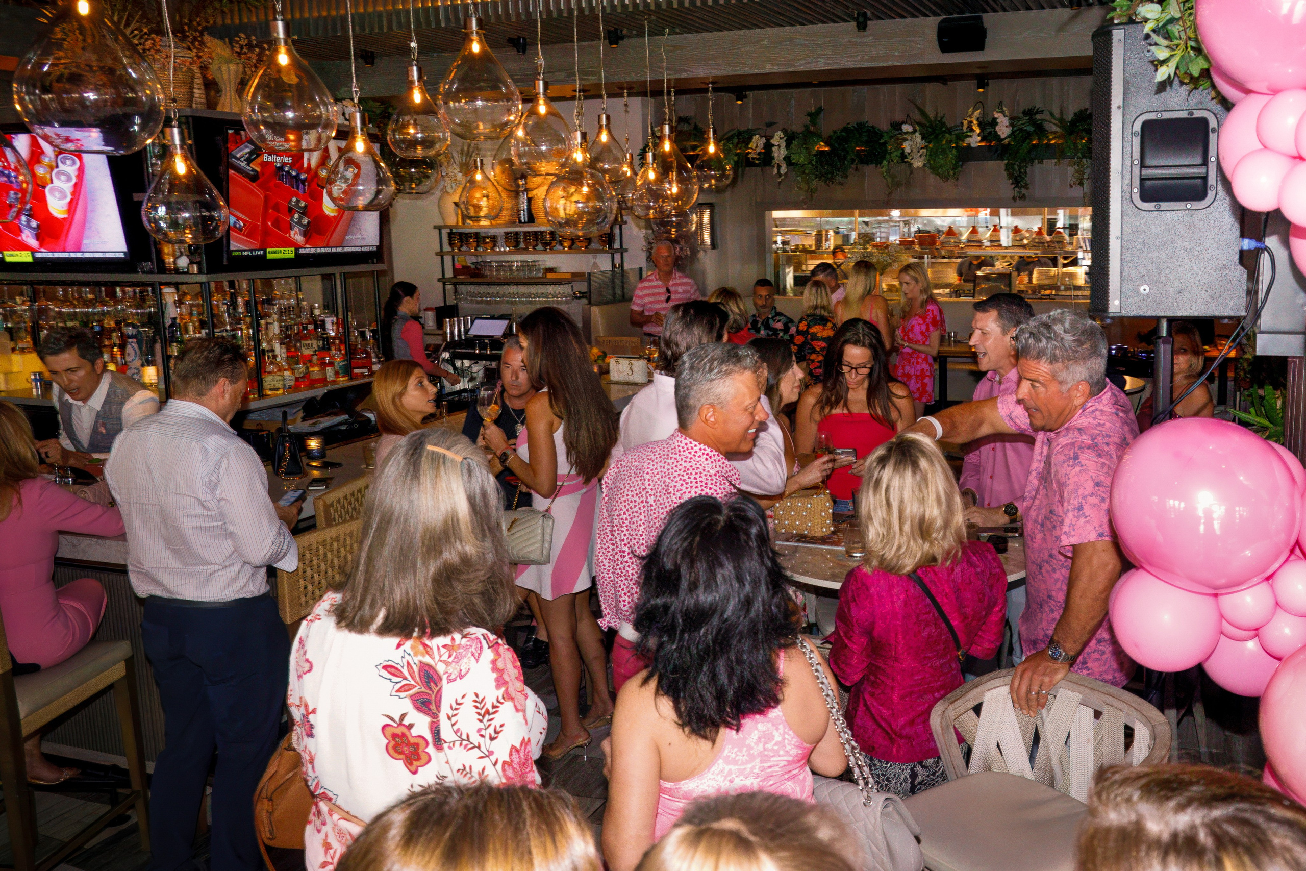 NLM Pink Party for Breast Cancer Awareness at Del Mar. Out and About 239