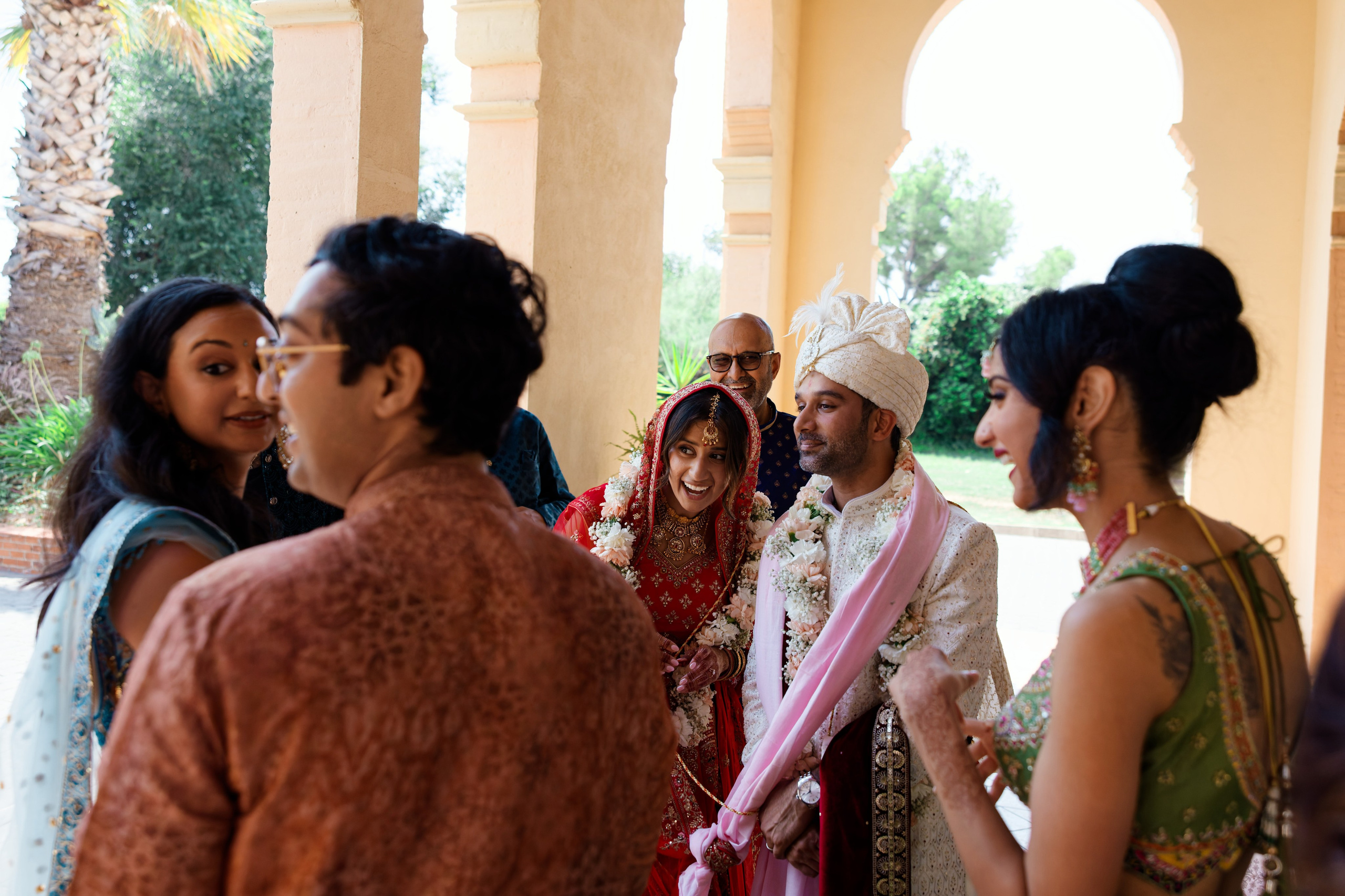 Indian wedding at Gran Villa Rosa, Barcelona