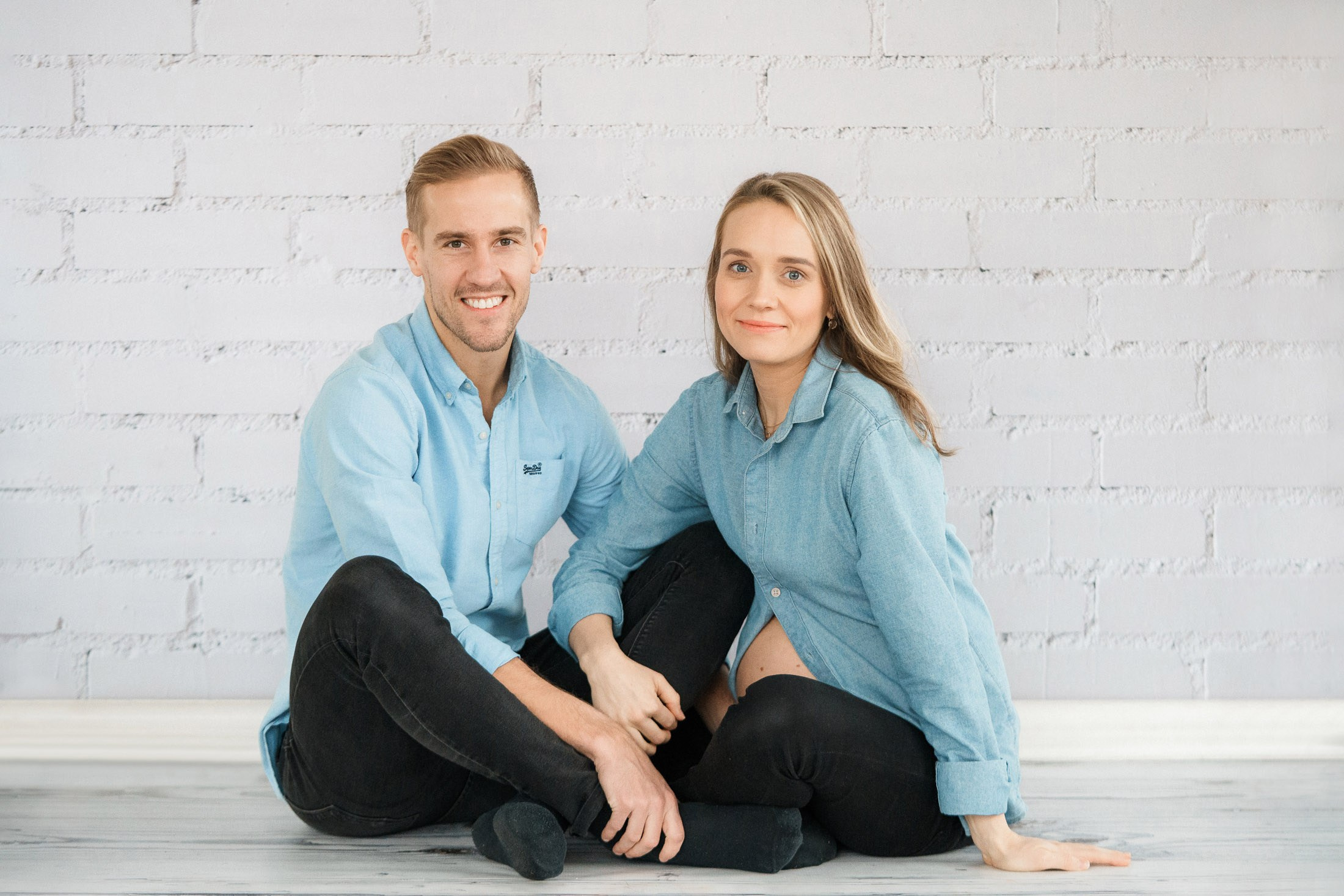 raskausajanvalokuvaus studiolla