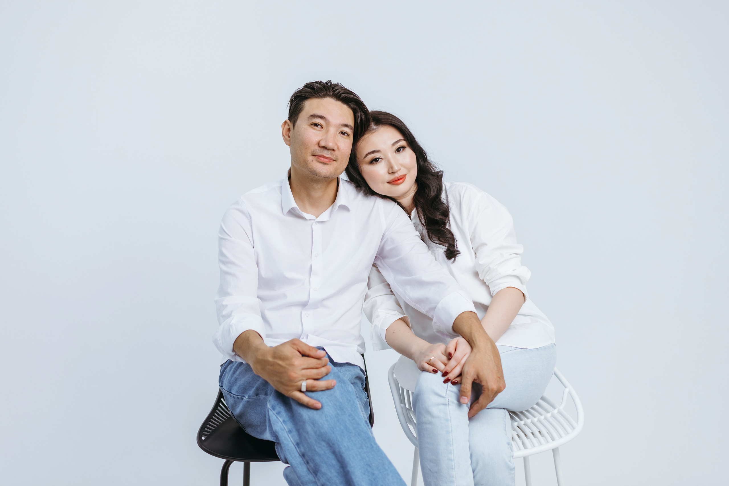 Студийная фотосъемка для пары. Фотограф в Бишкеке Оксана Шувалова