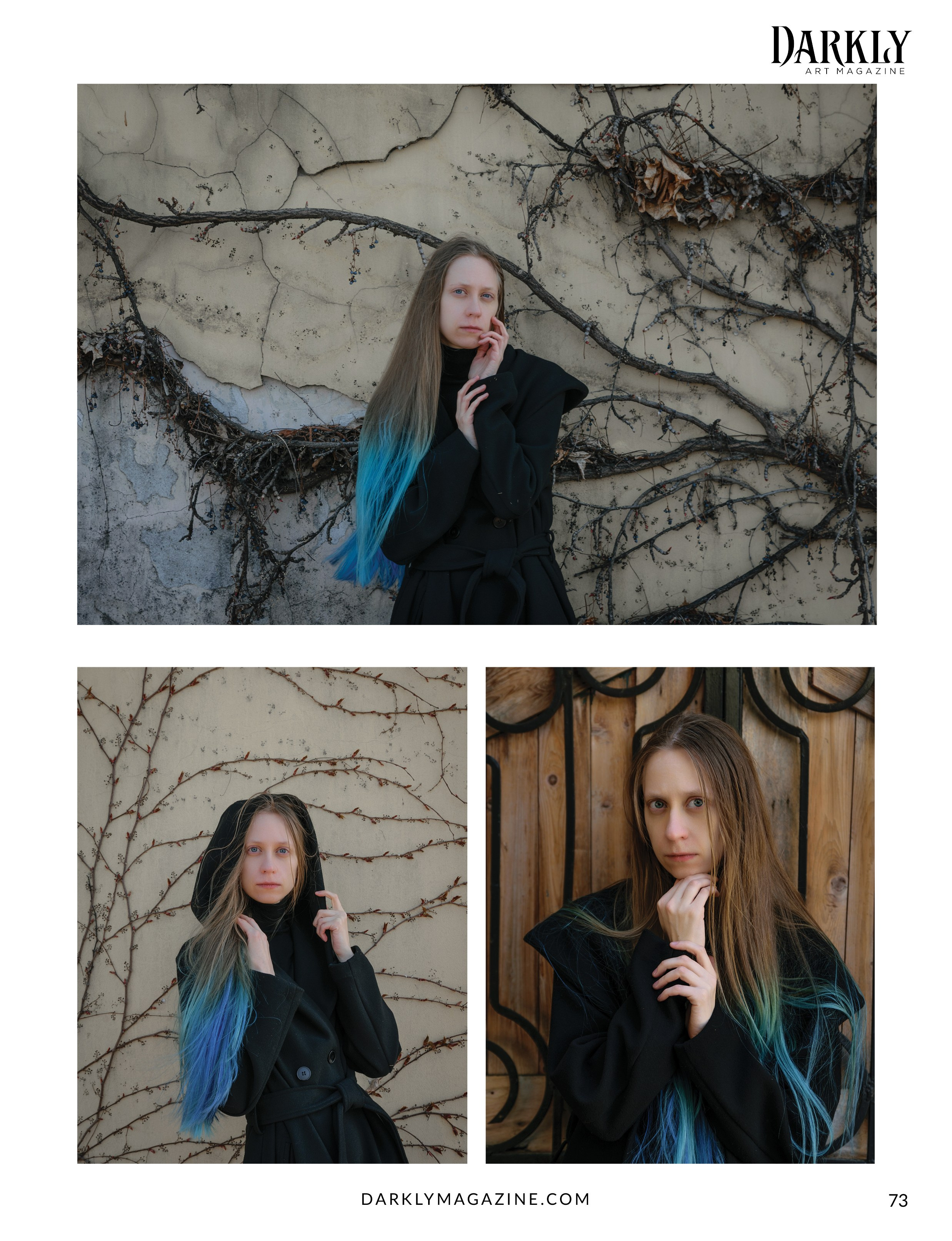 HELENA “Threshold of Silence” // Darkly Art Magazine. Victoria Fedoseenko. Editorial portrait & brand & event photographer based in Serbia