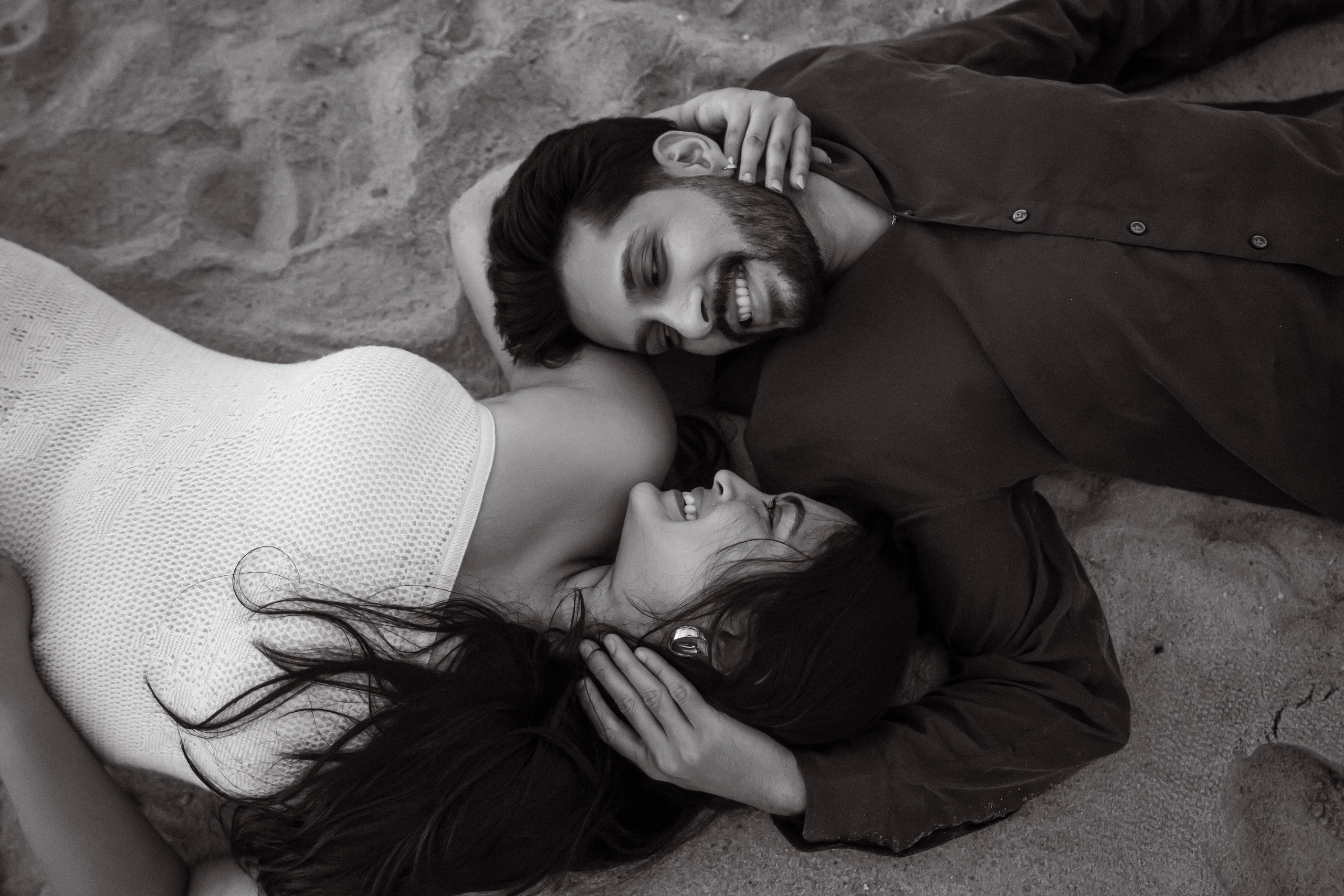 Beach engagement. New York + travel photographer