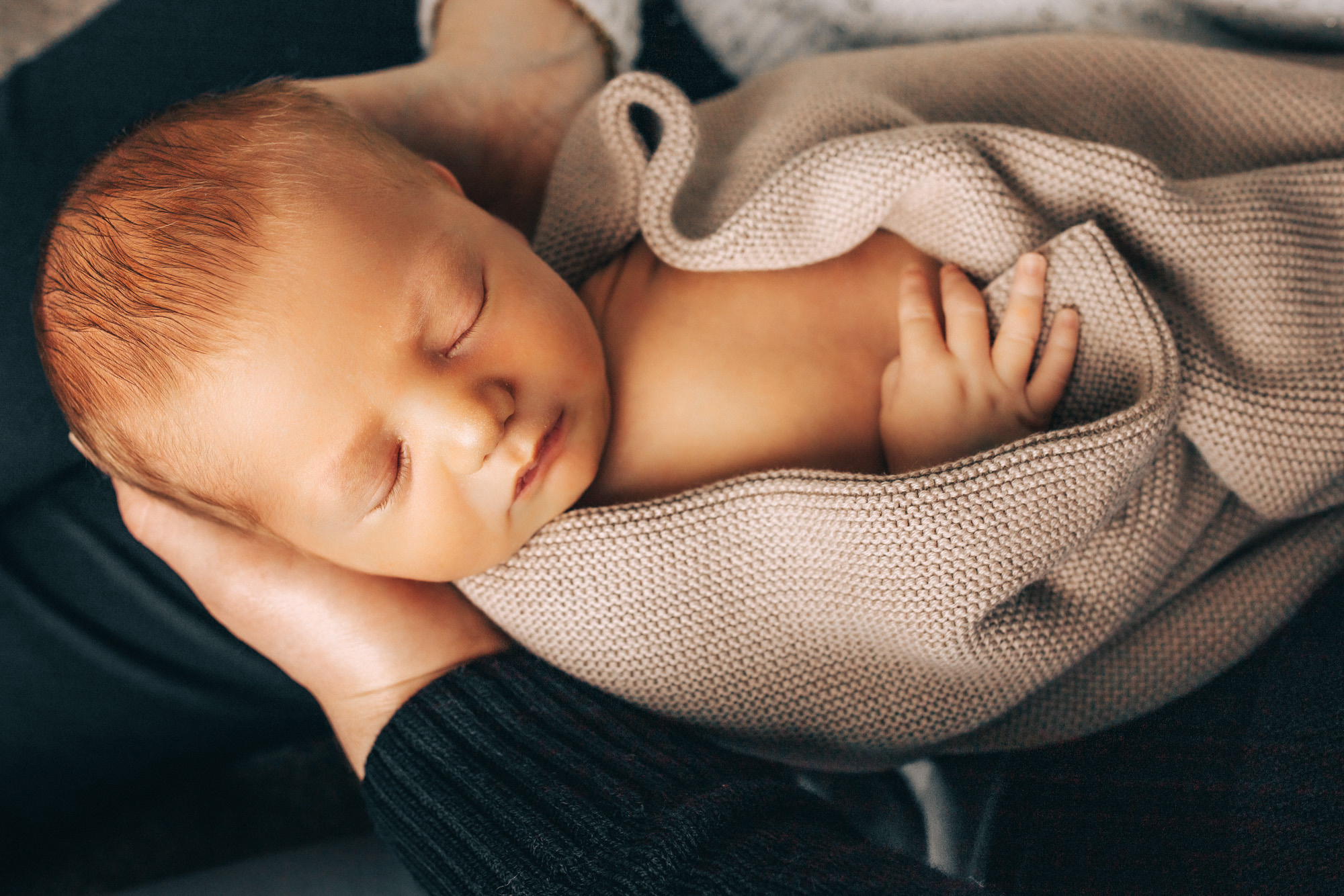 Neugeborenen Shooting in meinem Fotostudio 