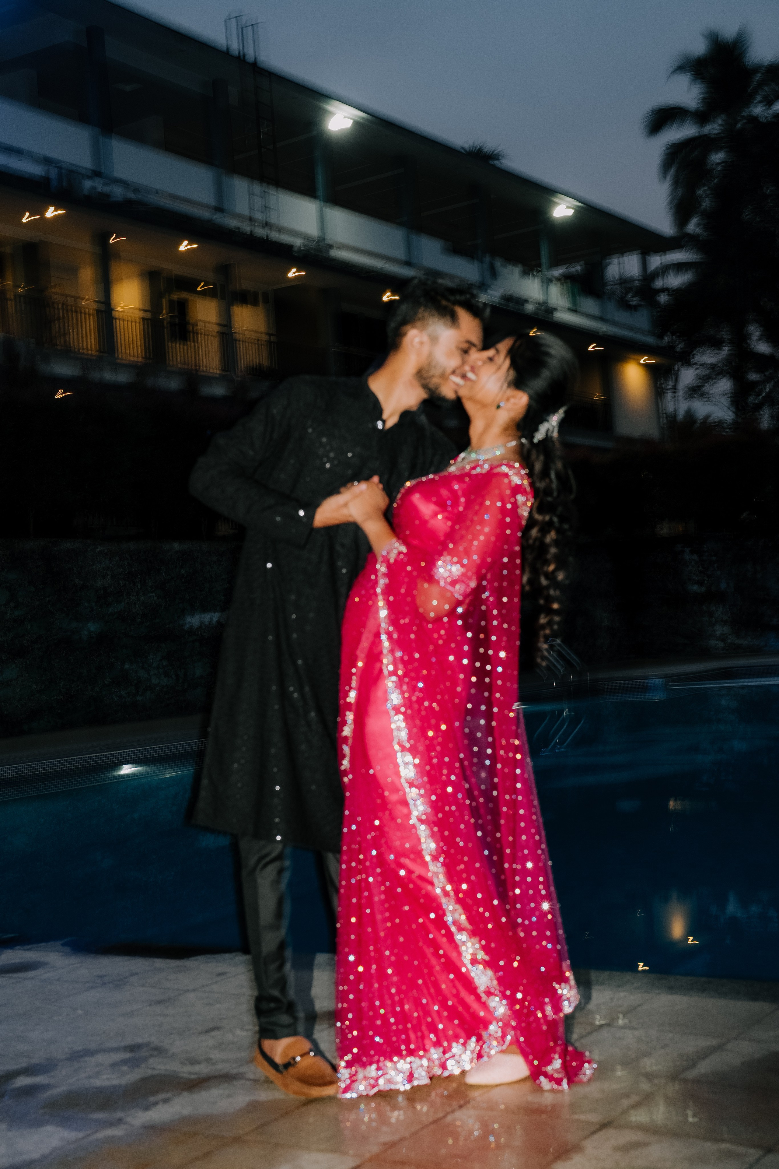 Engagement Ft. Aneesha & Mathew. Fine art Wedding Photographers in India & Canada