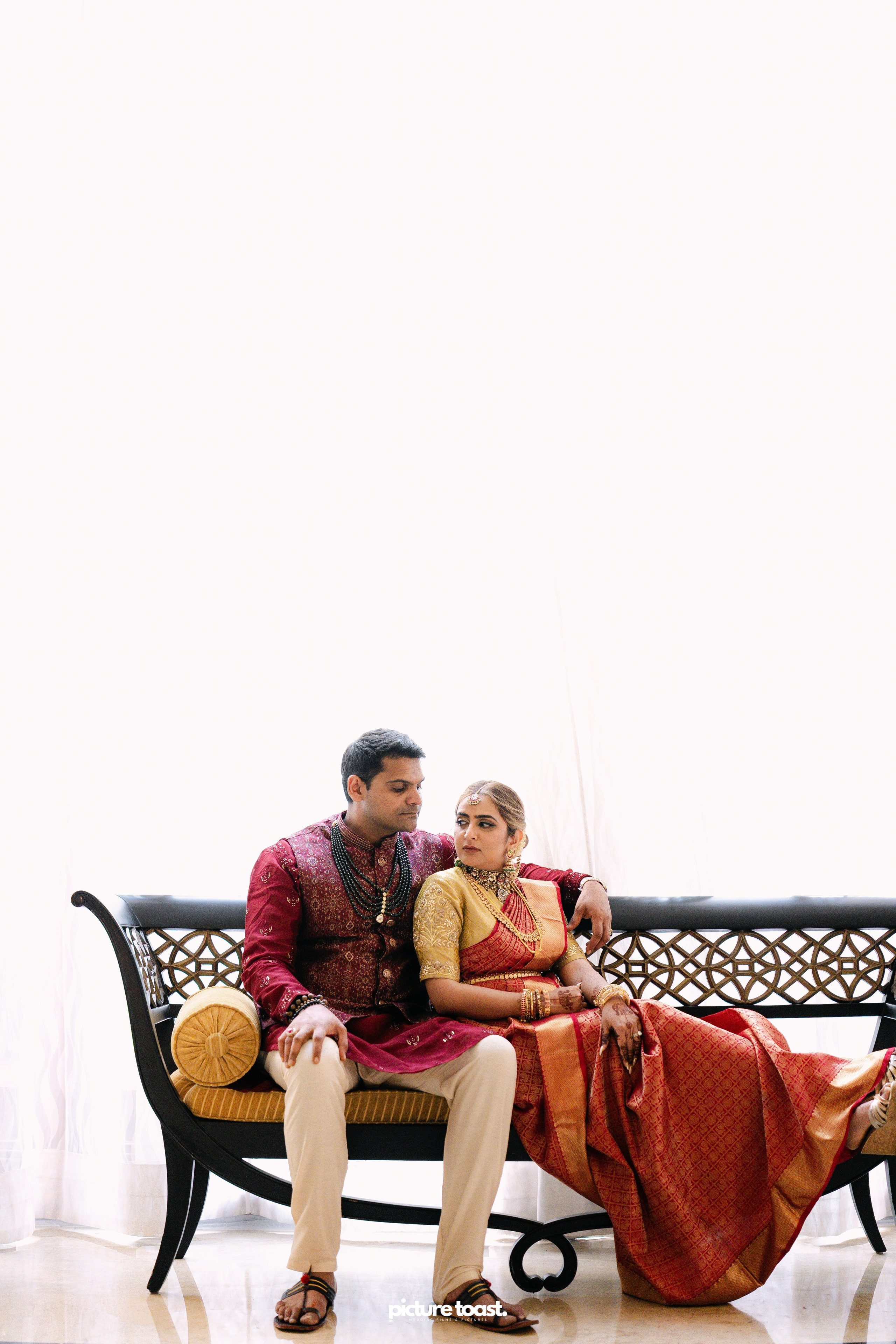 South Indian Wedding Ft. Aashna & Rajiv. Fine art Wedding Photographers in India & Canada