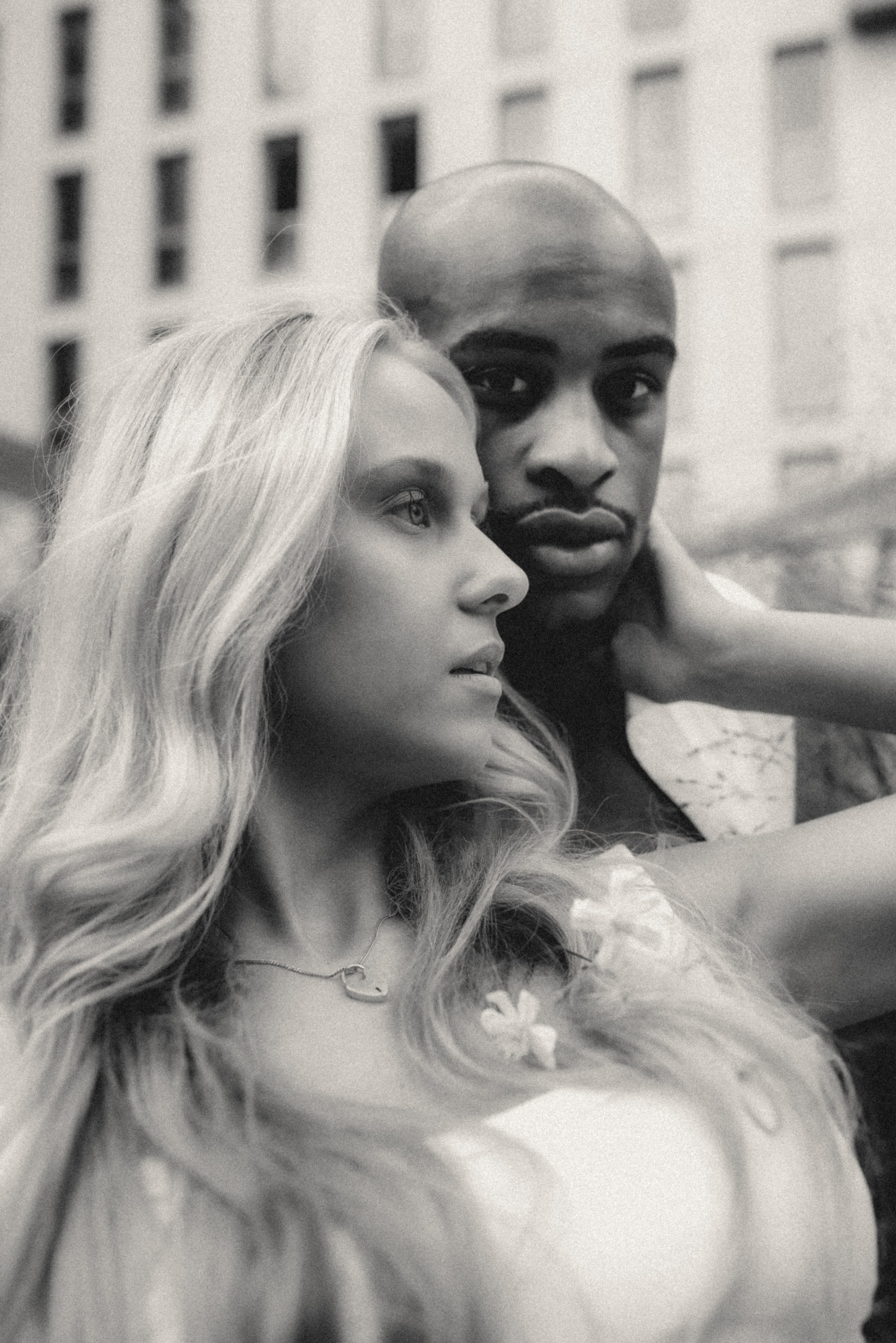 Lovestory in Münster. Schwarz-weiß Fotografie in Münster. Fotografin Viktoria Roschen