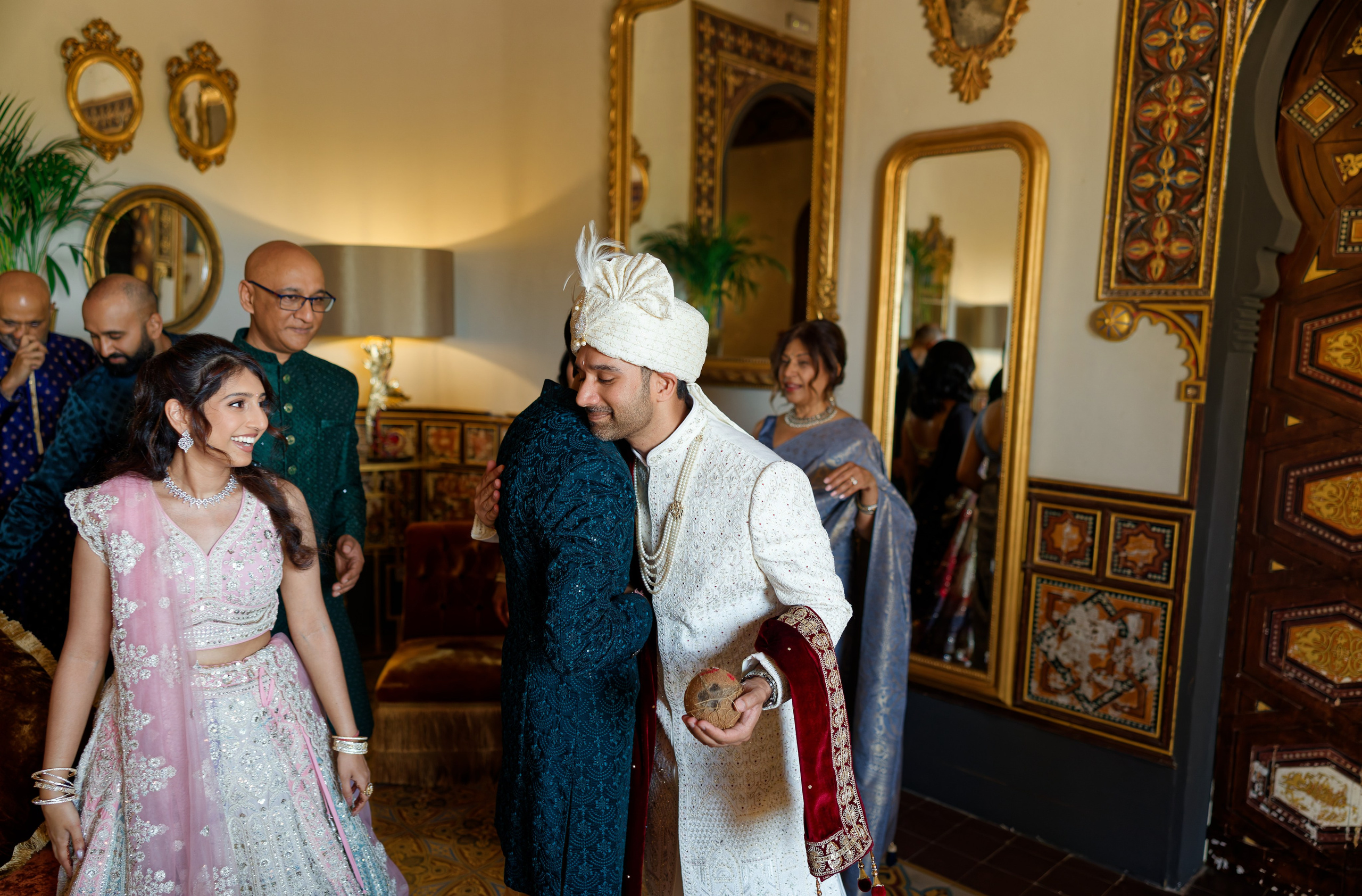 Indian wedding at Gran Villa Rosa, Barcelona