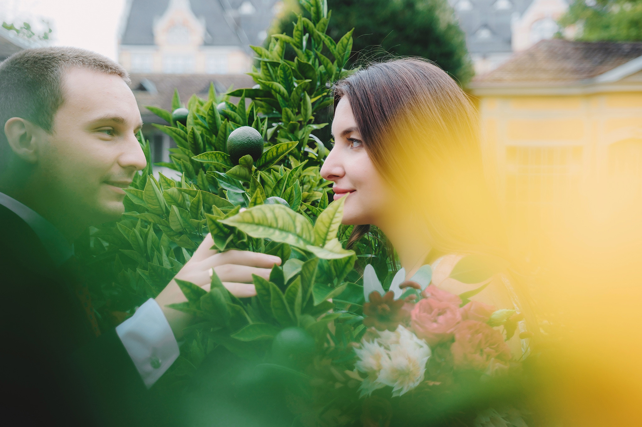 ANASTASIA + DMITRY | CIVIL WEDDING, ZÜRICH STADTHAUS | RECHBERG GARDEN. HOME