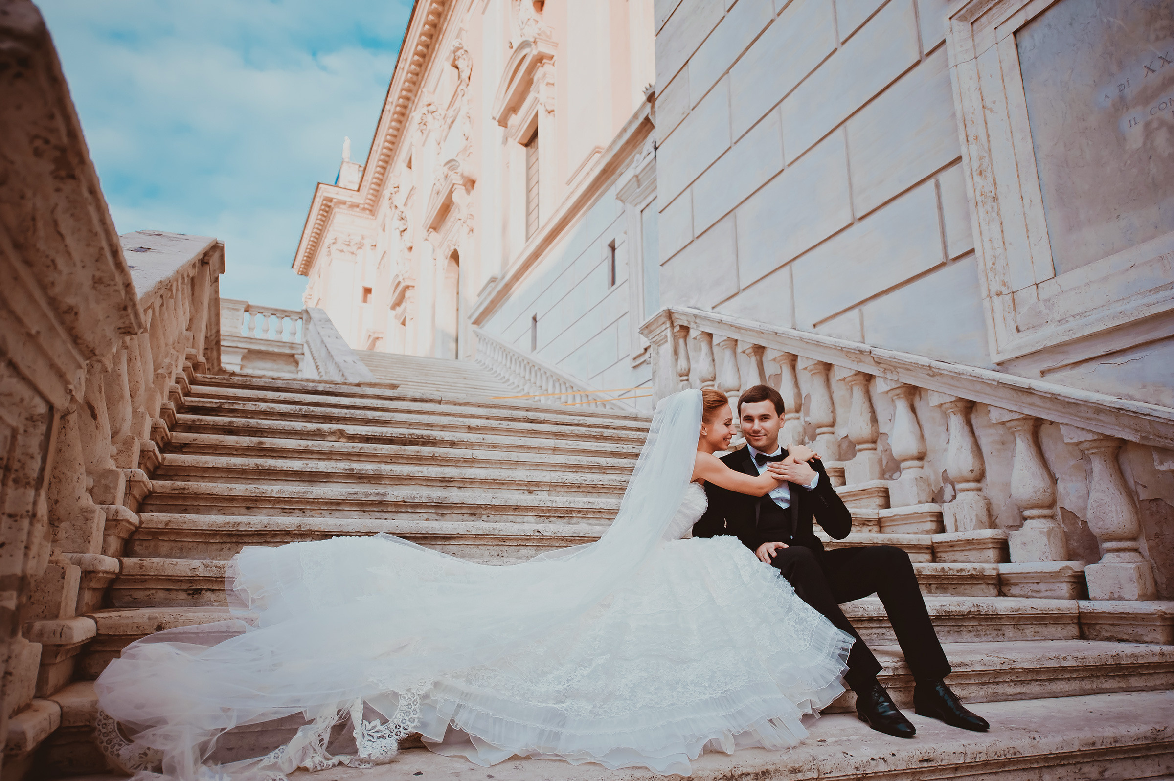 POLINA + DMITRY | RELIGIOUS WEDDING IN ROME. HOME