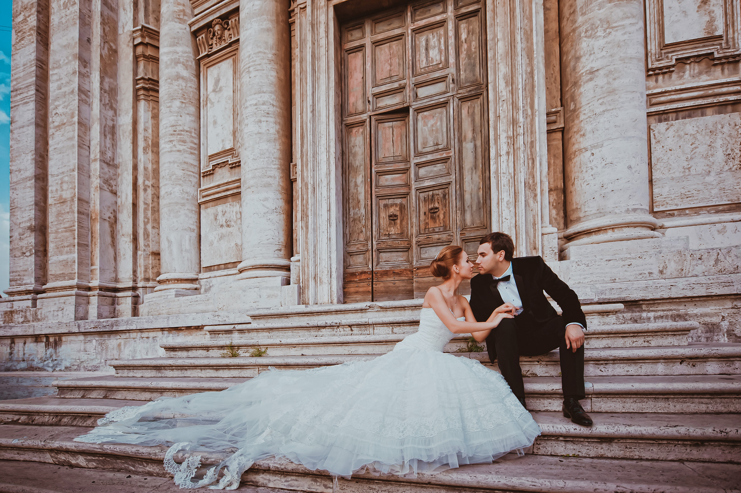 POLINA + DMITRY | RELIGIOUS WEDDING IN ROME. HOME