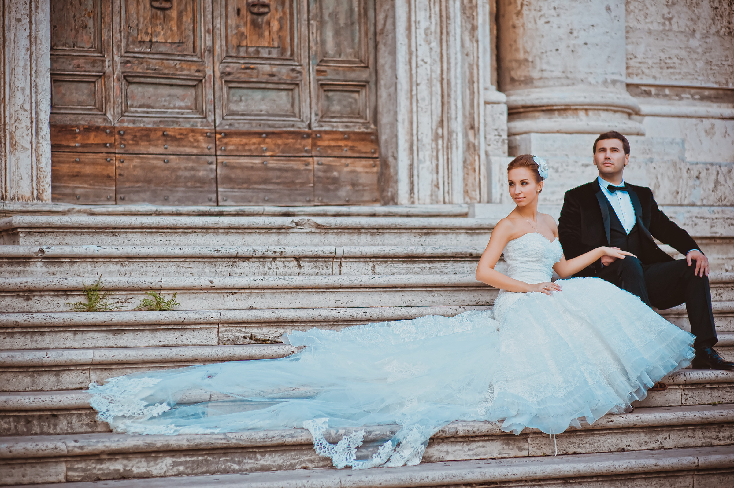 POLINA + DMITRY | RELIGIOUS WEDDING IN ROME. HOME