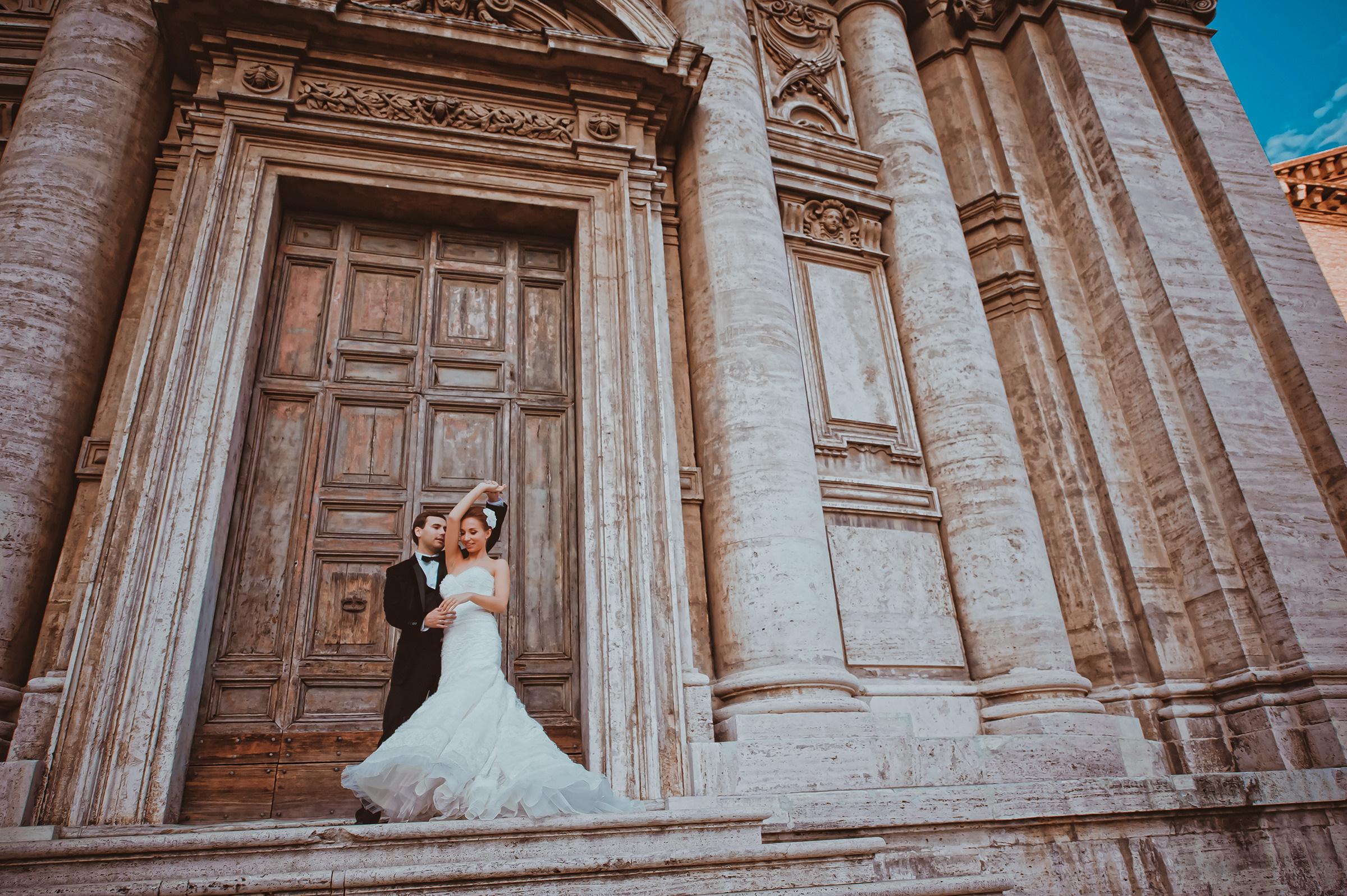 POLINA + DMITRY | RELIGIOUS WEDDING IN ROME. HOME