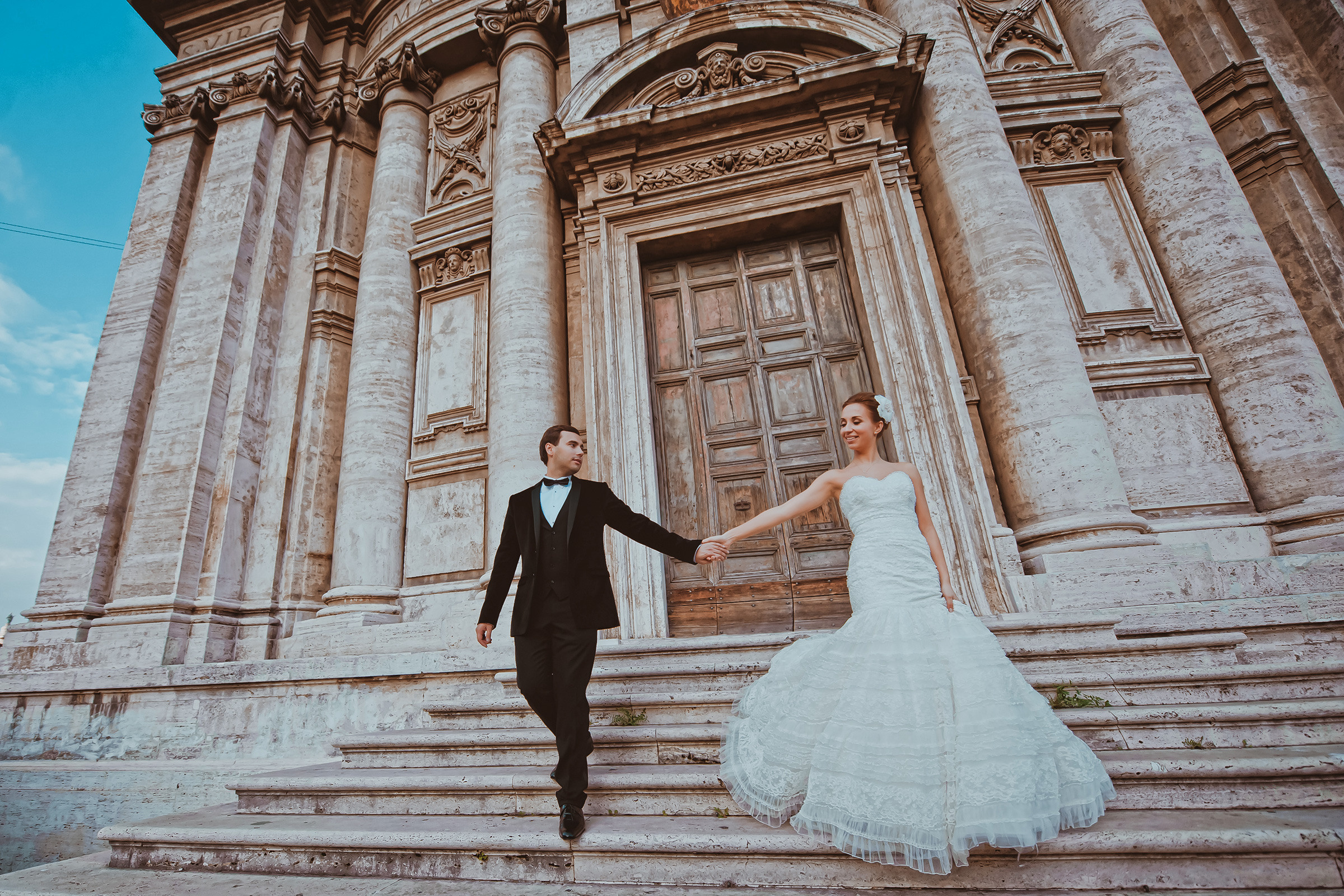 POLINA + DMITRY | RELIGIOUS WEDDING IN ROME. HOME