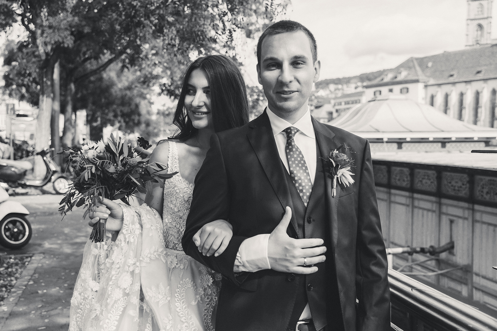 ANASTASIA + DMITRY | CIVIL WEDDING, ZÜRICH STADTHAUS | RECHBERG GARDEN. HOME