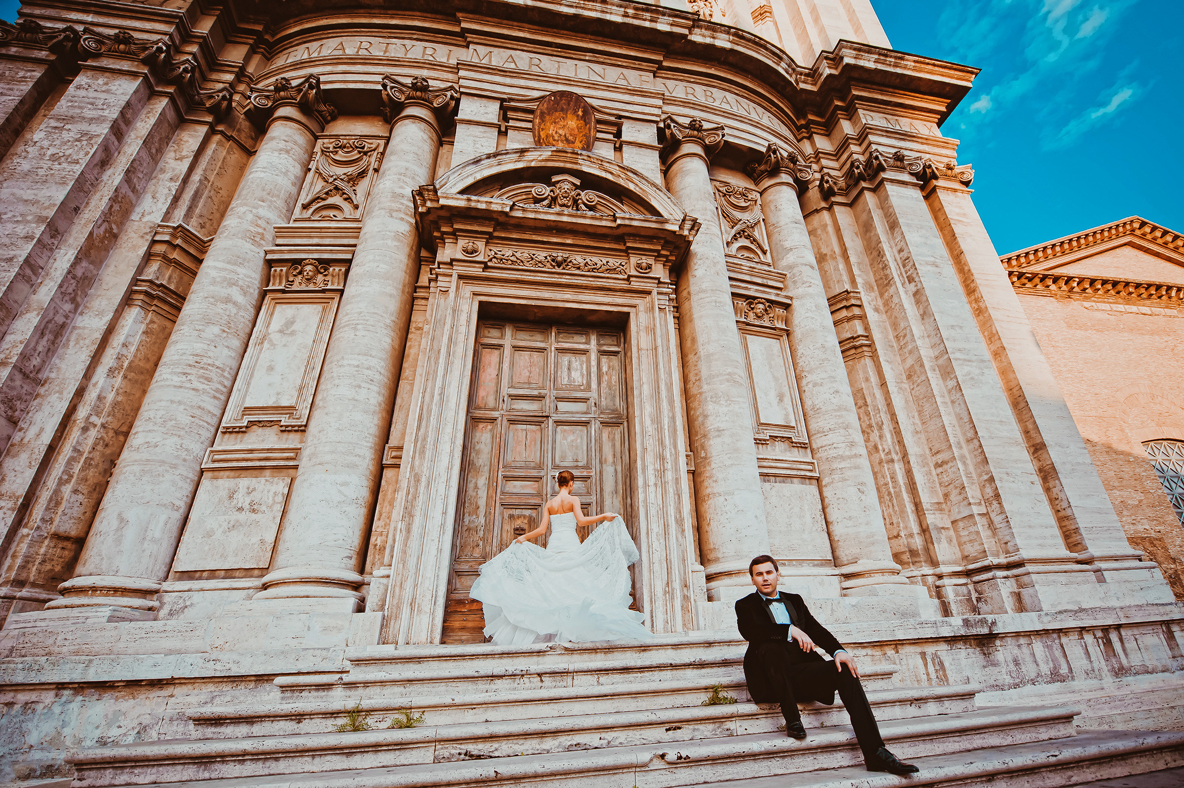 POLINA + DMITRY | RELIGIOUS WEDDING IN ROME. HOME