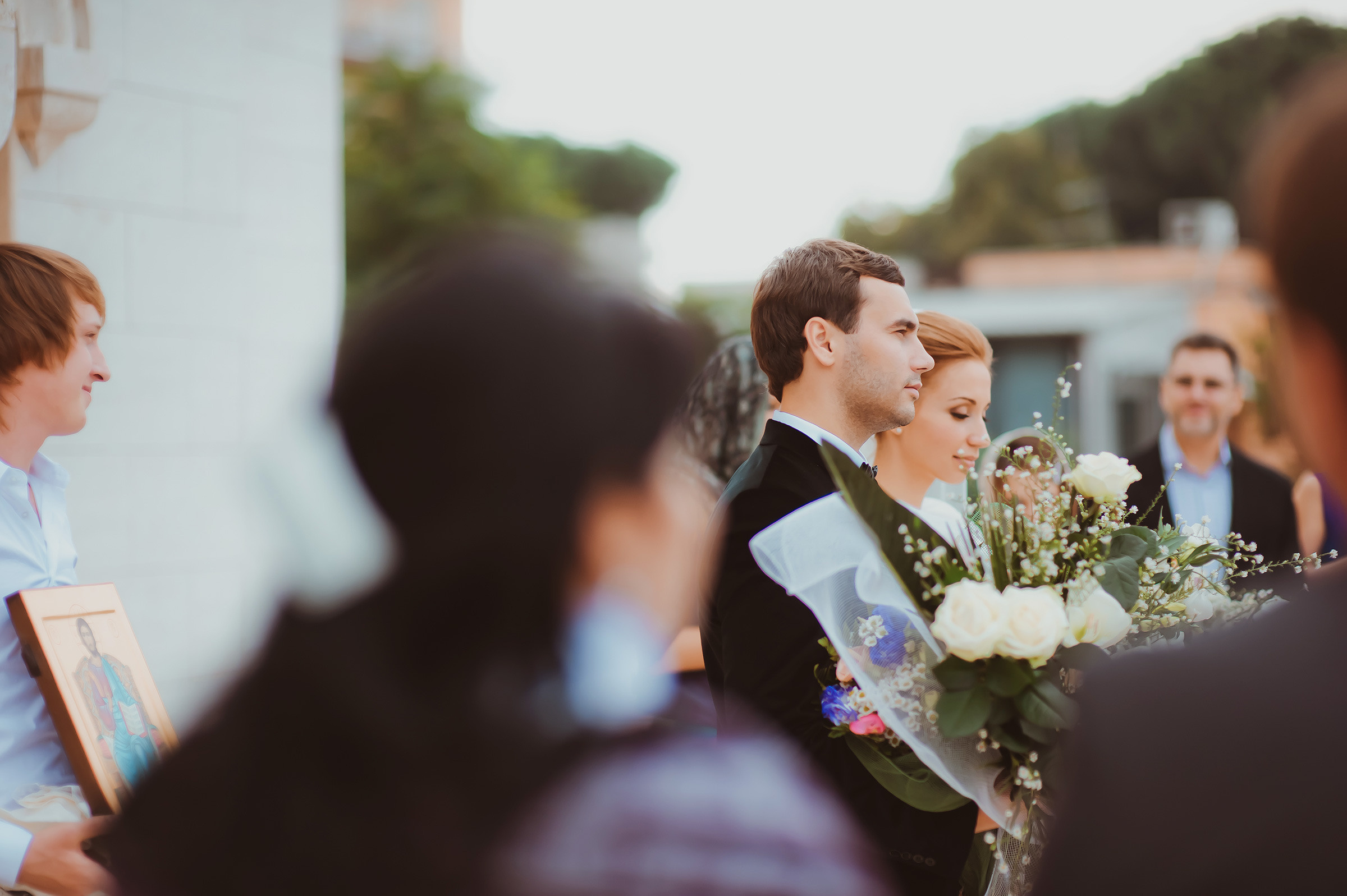 POLINA + DMITRY | RELIGIOUS WEDDING IN ROME. HOME