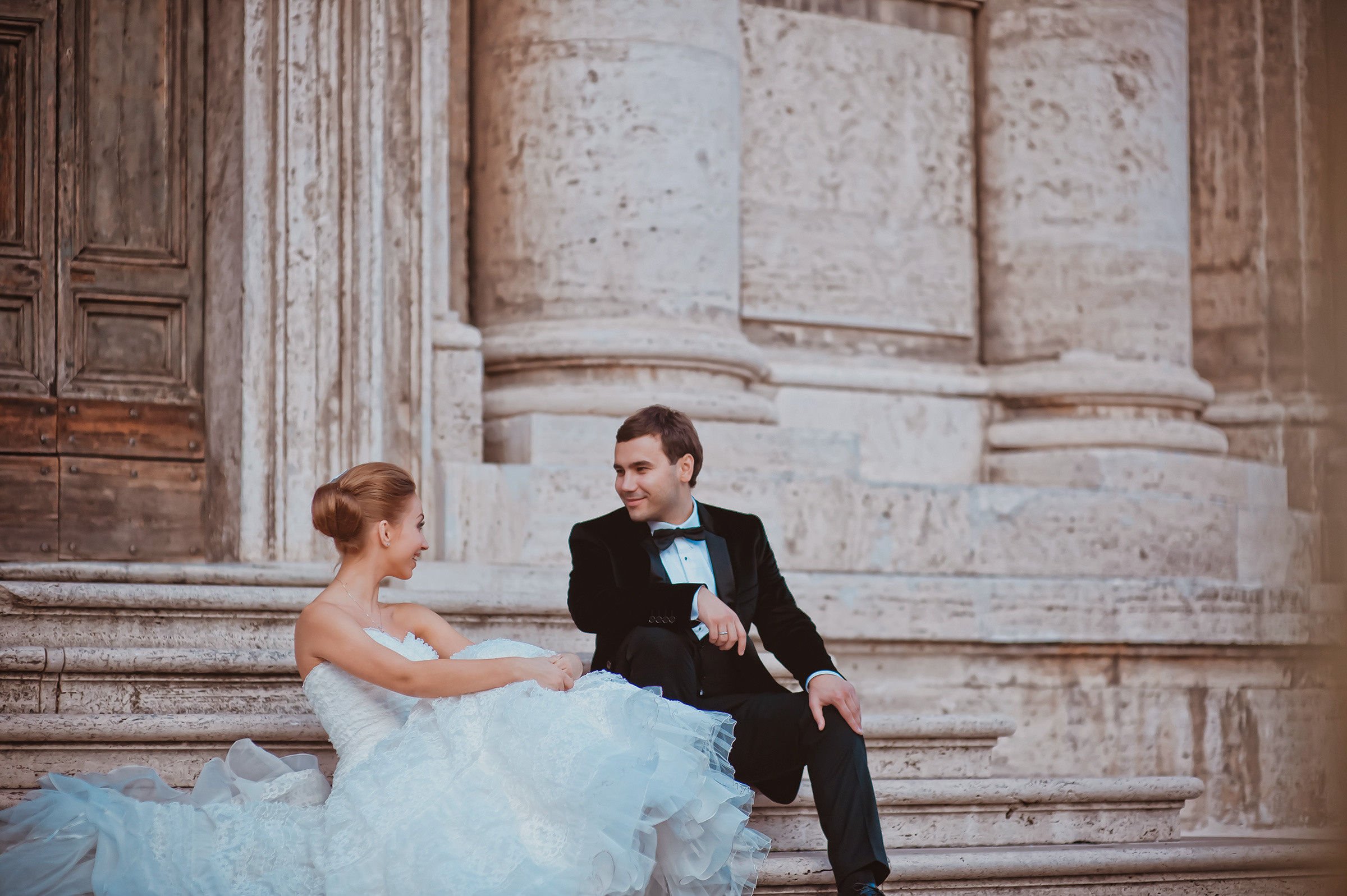 POLINA + DMITRY | RELIGIOUS WEDDING IN ROME. HOME
