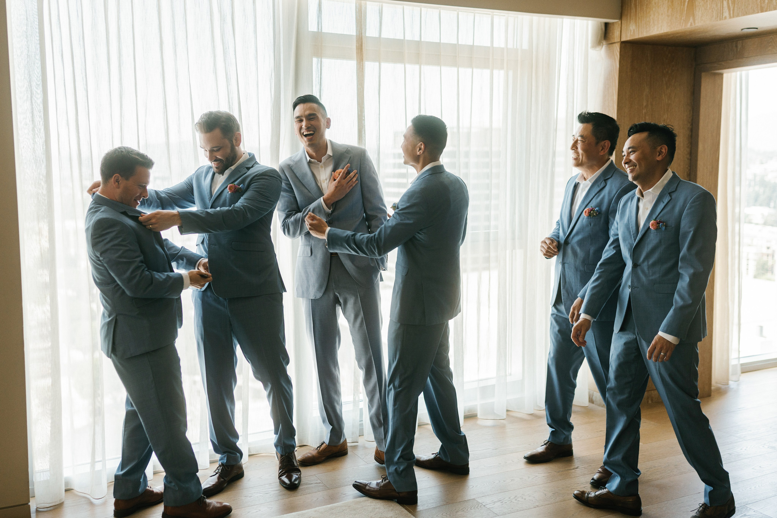 Wedding at Conrad Hotel Los Angeles. Wedding Photography & Videography Team in California, Los Angeles, San Francisco, San Diego and Travel