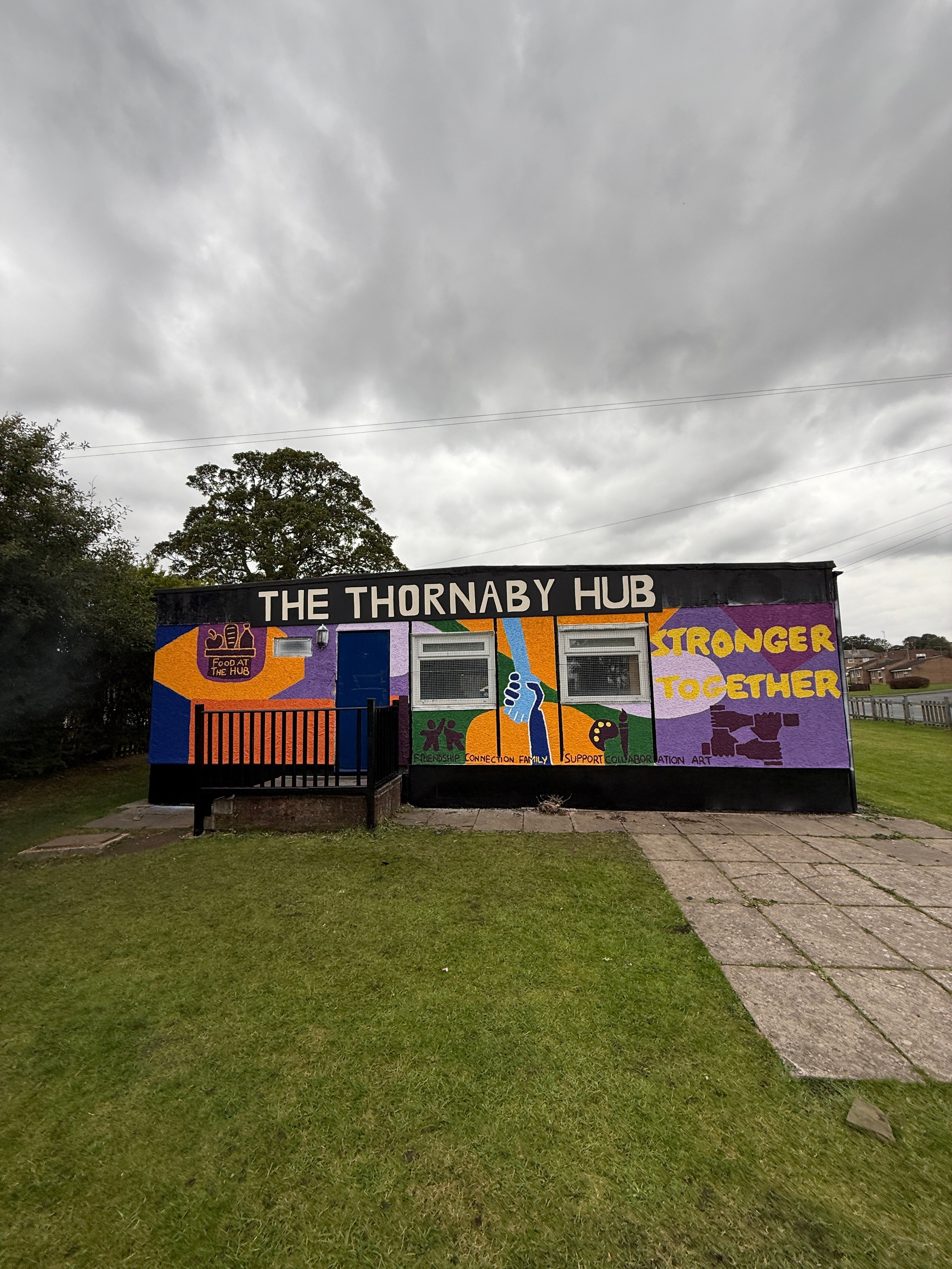 Clayton Community Hub Mural. Professional Portrait & Event Photographer in West Yorkshire, travels across UK