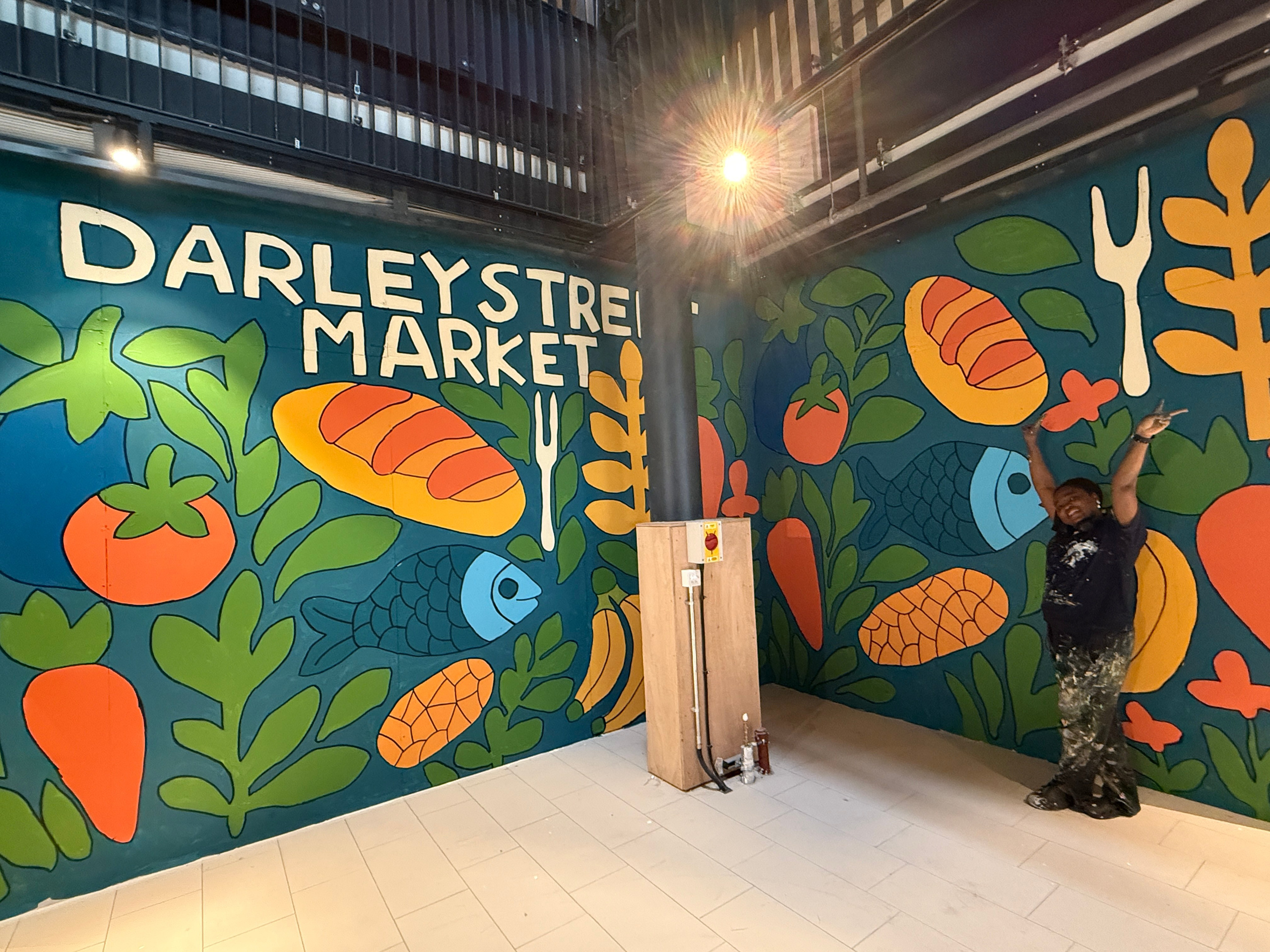 Darley Street Market Mural. Professional Portrait & Event Photographer in West Yorkshire, travels across UK
