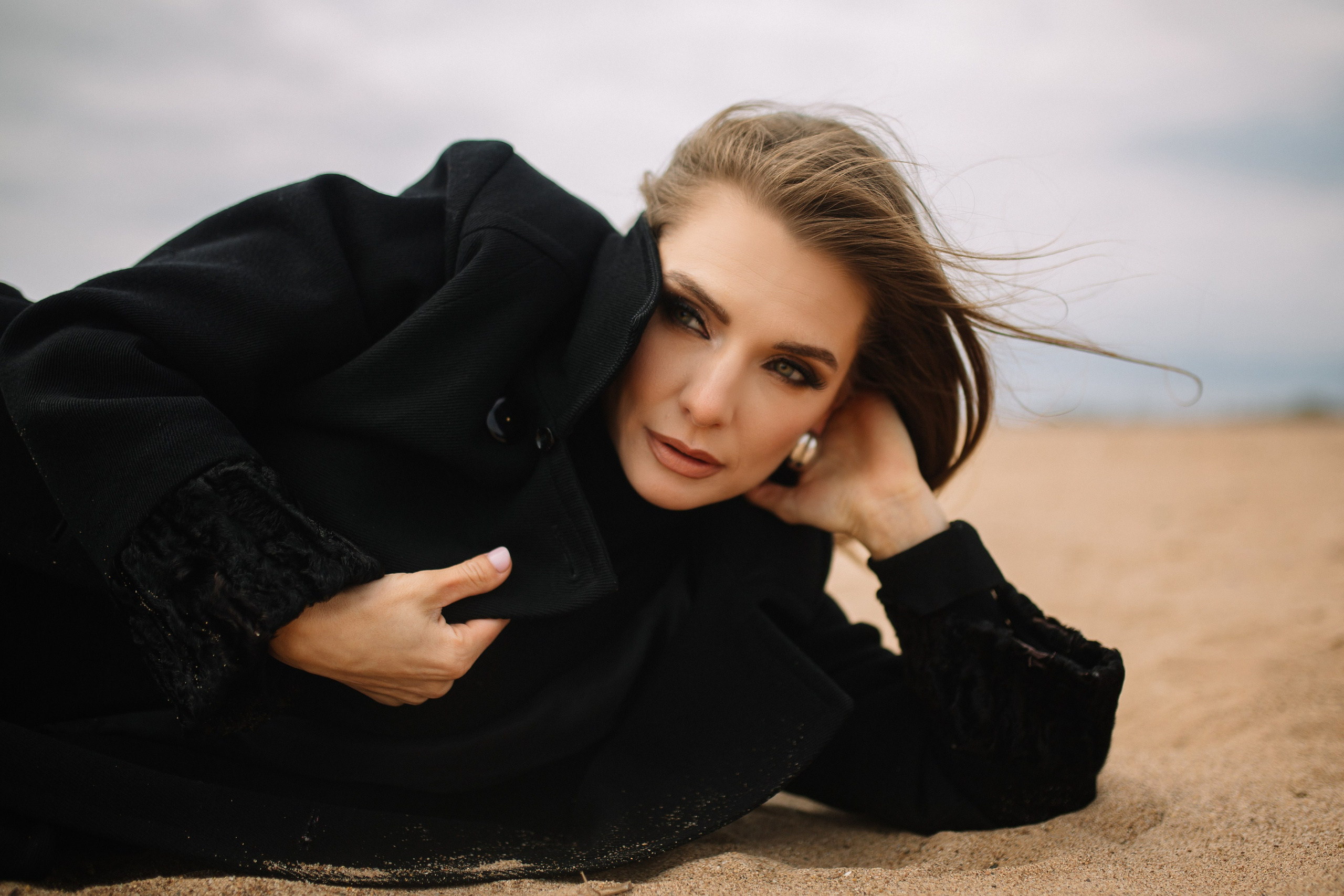 Portrait.Woman.Ocean. Photographer NYC