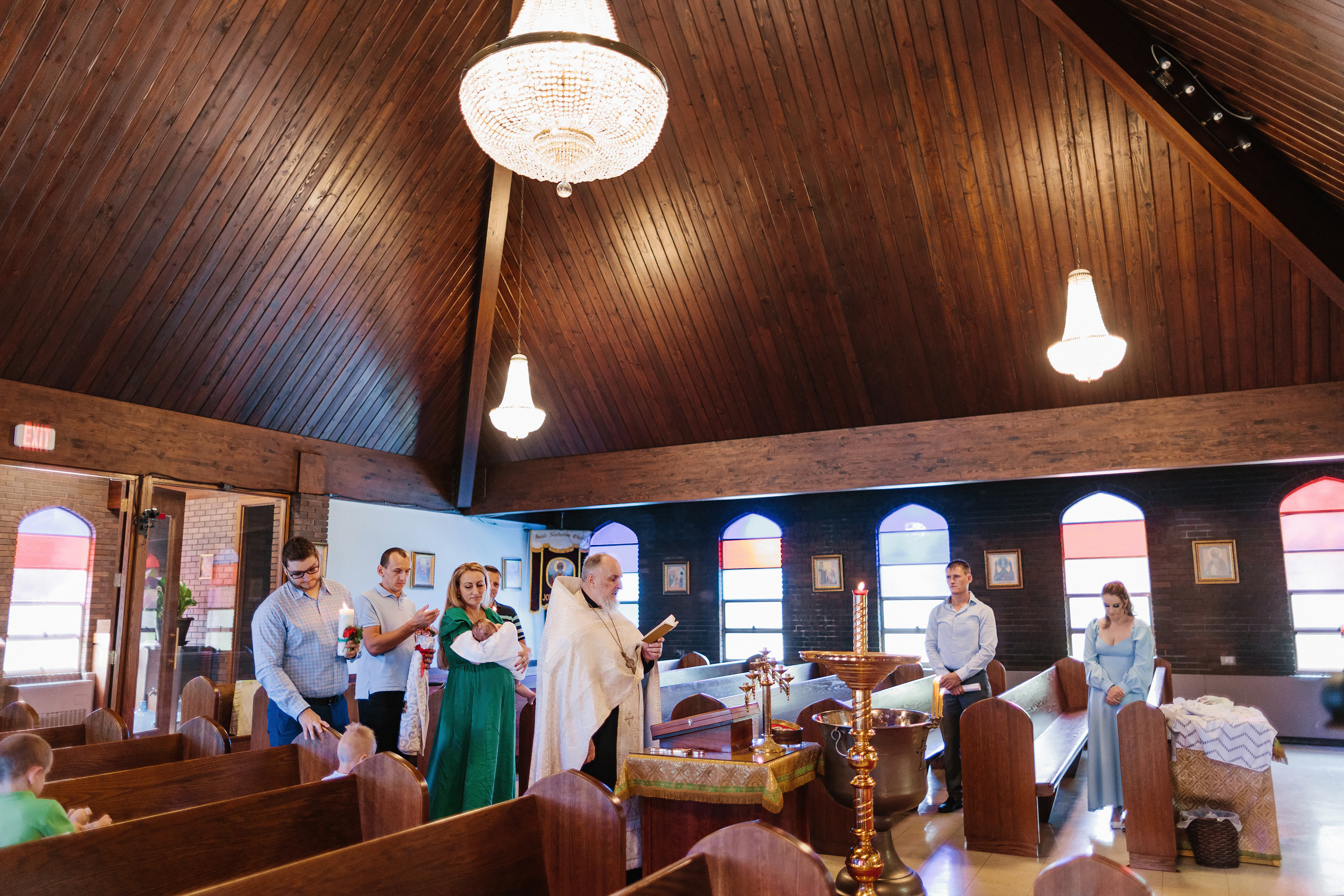 07.02.2022 Christening. Wedding family event photographer in Chicago Nick Yushevich