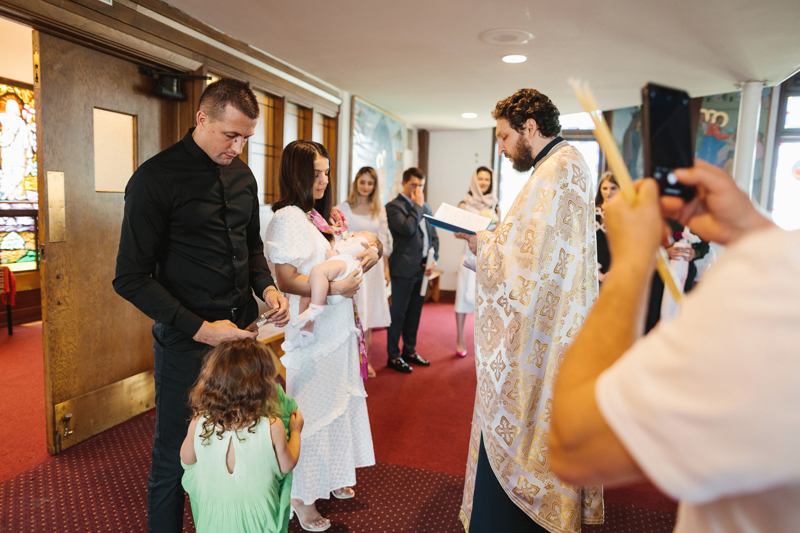 28.05.22 Family Photoshoot and Christening. Wedding family event photographer in Chicago Nick Yushevich