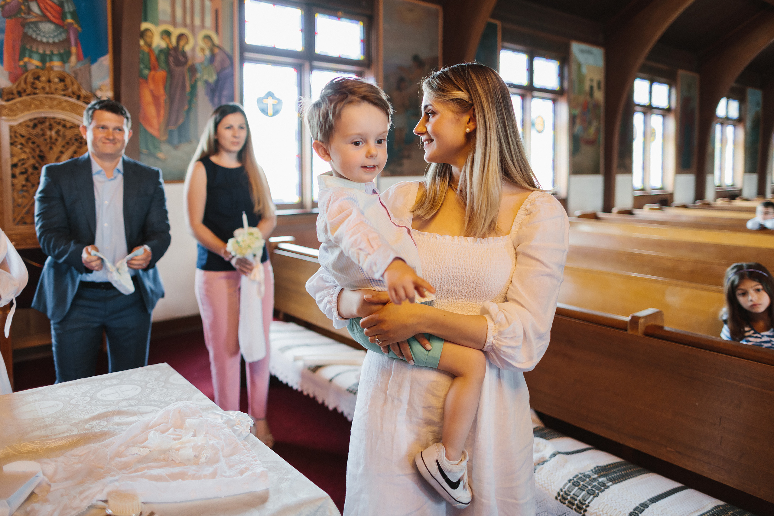 28.05.22 Family Photoshoot and Christening. Wedding family event photographer in Chicago Nick Yushevich