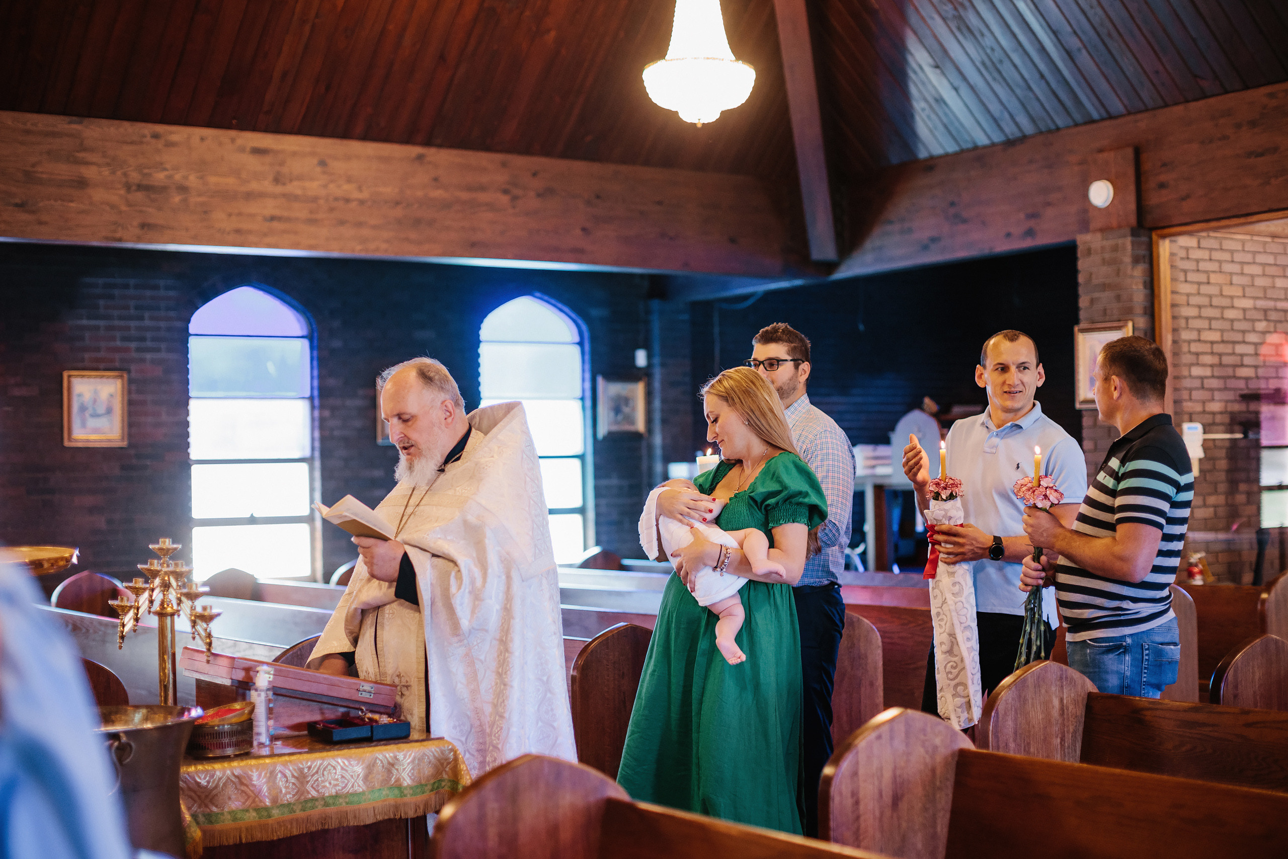 07.02.2022 Christening. Wedding family event photographer in Chicago Nick Yushevich