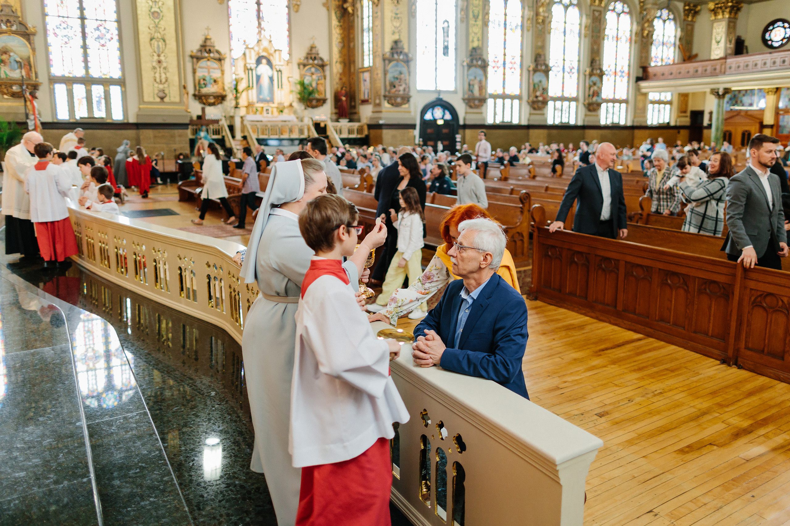 05.22.2022 Baptism. Wedding family event photographer in Chicago Nick Yushevich
